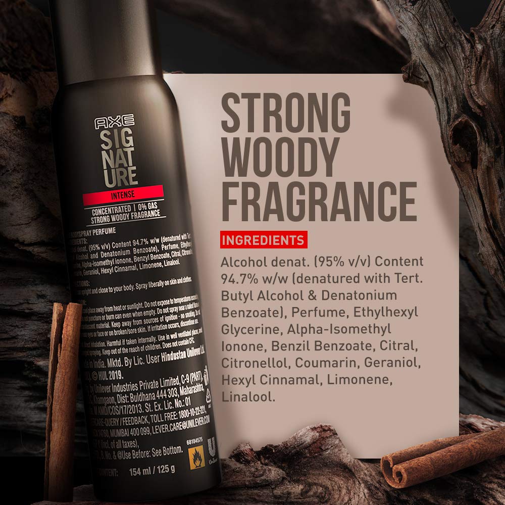 Axe Signature Body Deodorant Intense 122ml - Image 2
