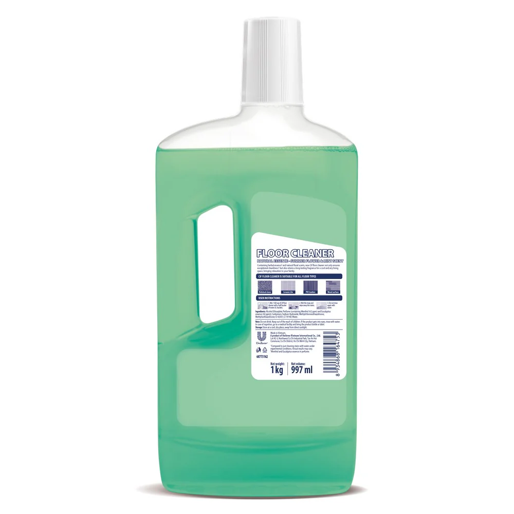 Cif Natural Essence Floor Cleaner Summer Flower & Mint 997ml - Image 3