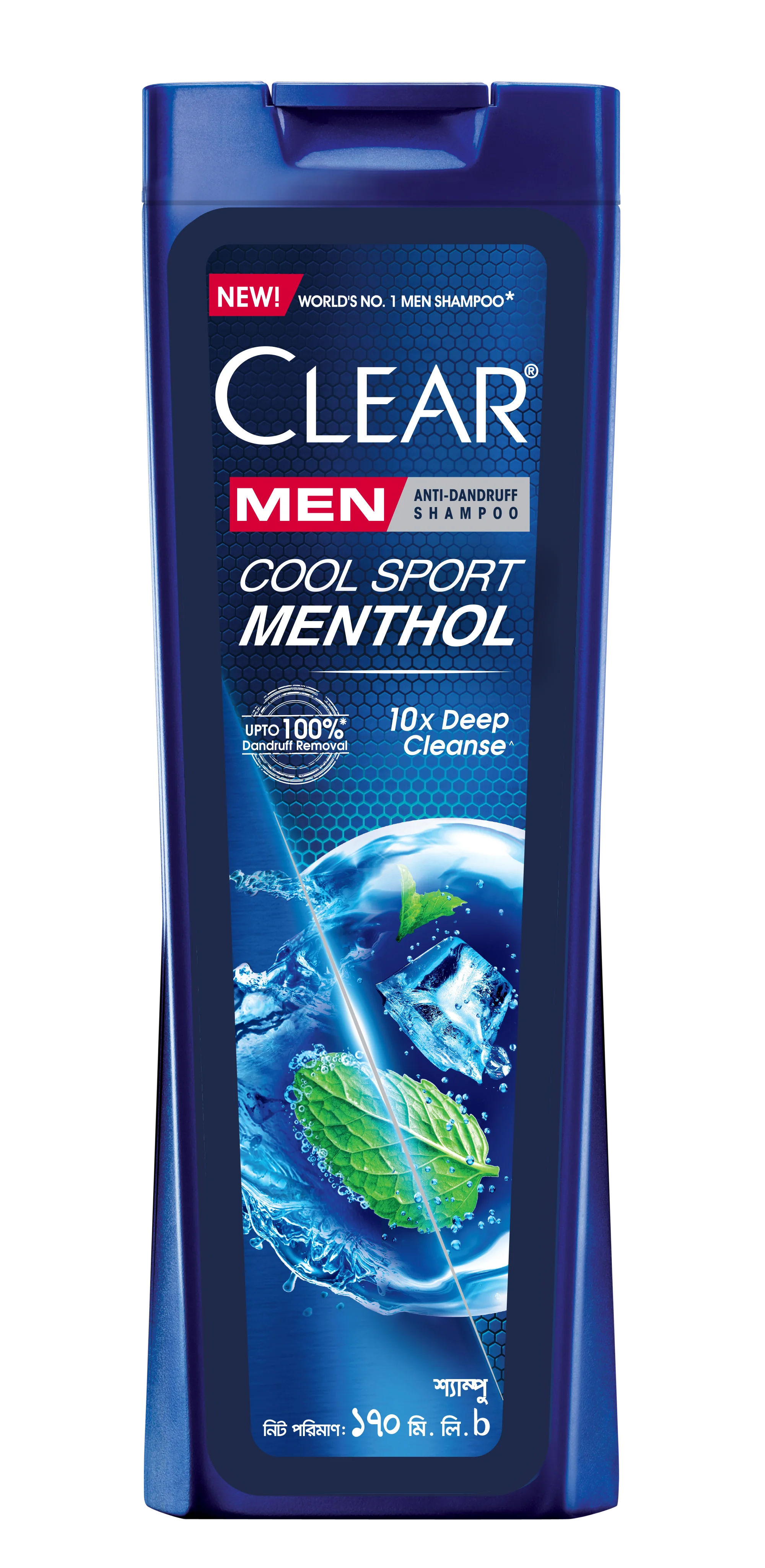 Clear Men Shampoo Cool Sport Menthol Anti Dandruff 170ml - Image 2
