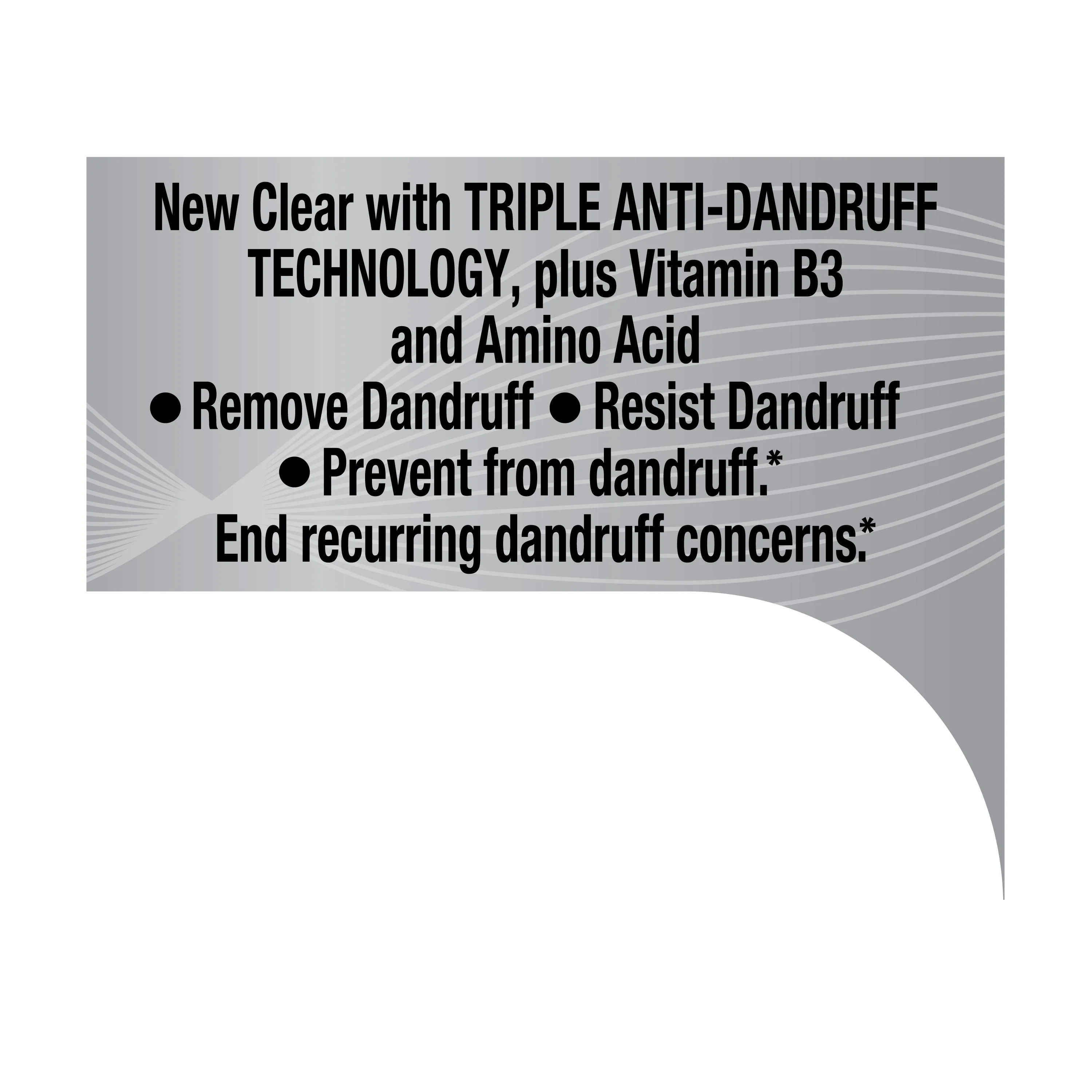 Clear Shampoo Anti Hairfall Anti Dandruff 330ml - Image 7