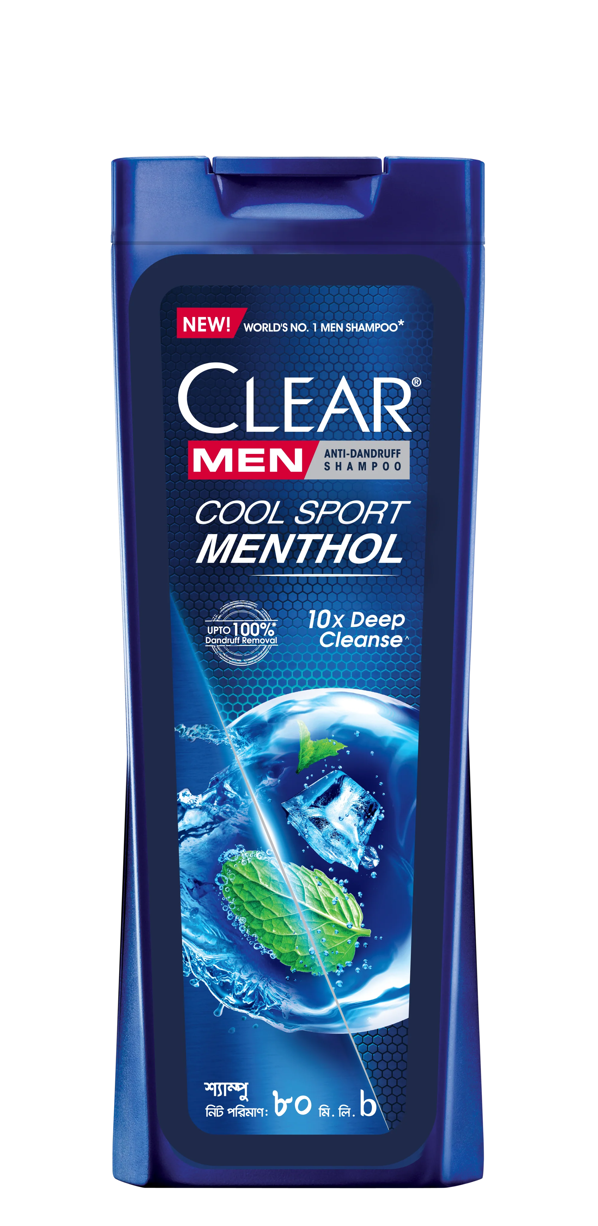 Clear Men Shampoo Cool Sport Menthol Anti Dandruff 80ml - Image 2