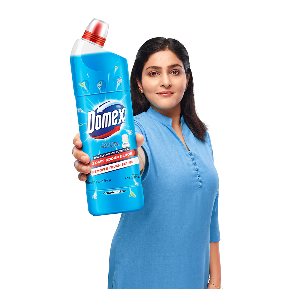 Domex Toilet Cleaning Liquid Ocean Fresh 750ml Get a Container Free - Image 4