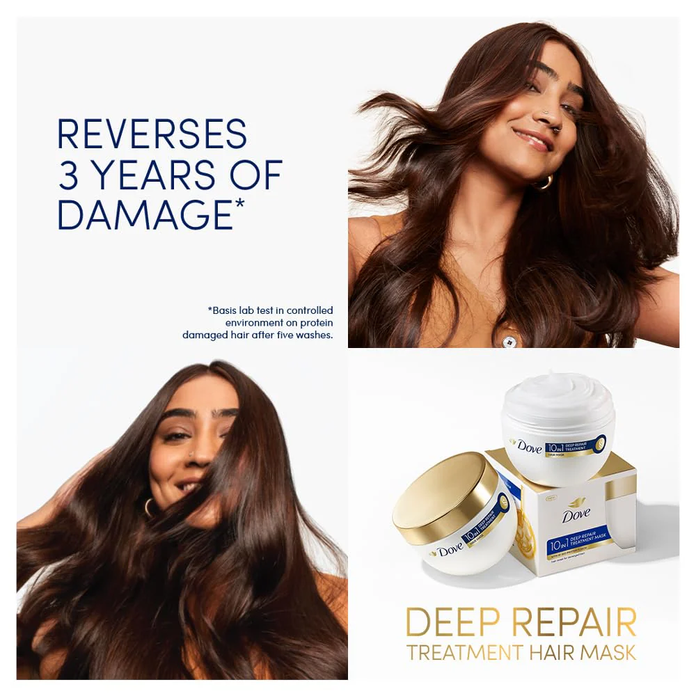Dove Deep Repair Treatment Hair Mask 300ml - Image 4