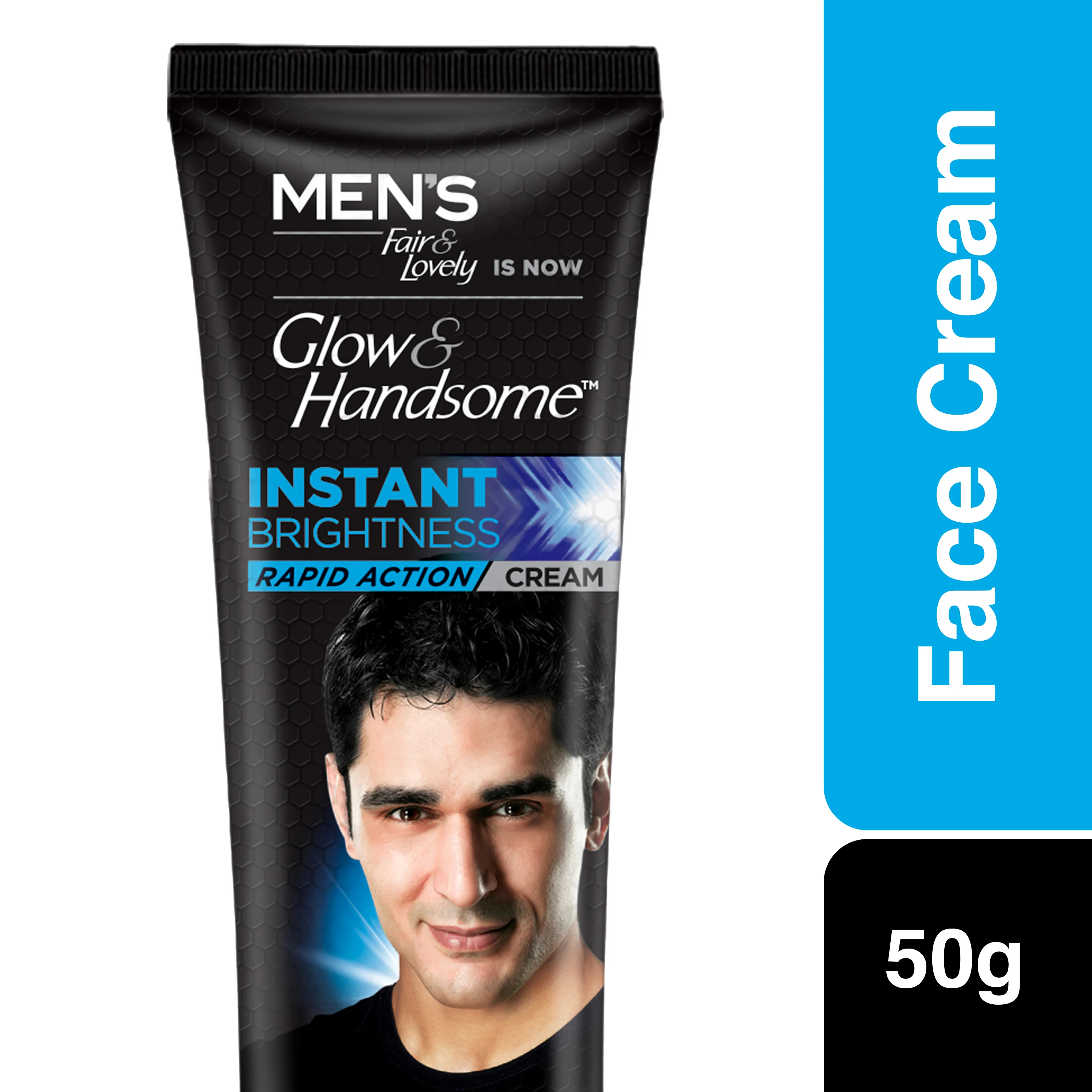 Glow & Handsome Face Cream Rapid Action Instant Brightness 50g - Image 3