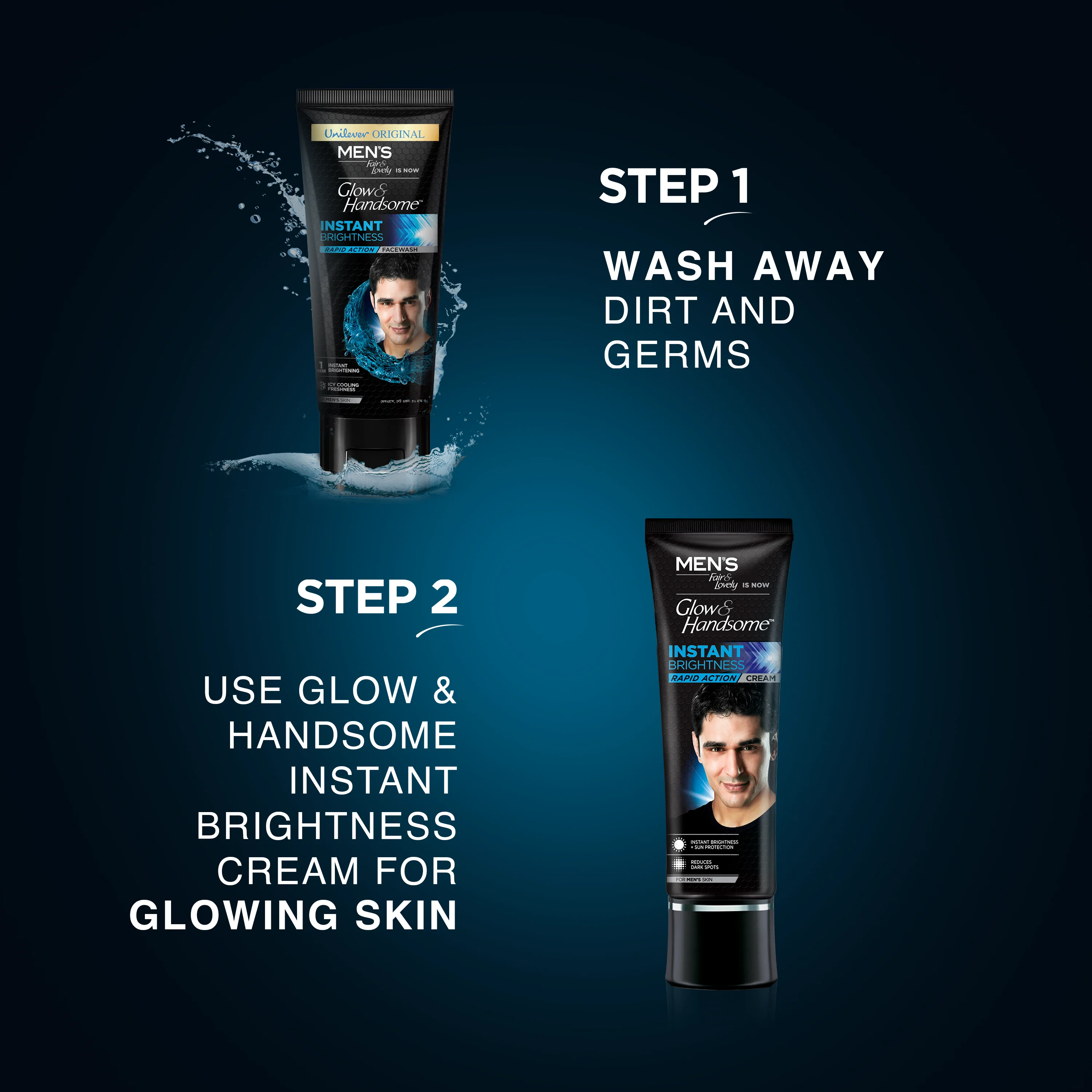 Glow & Handsome Facewash Rapid Action Instant Brightness 100g - Image 6