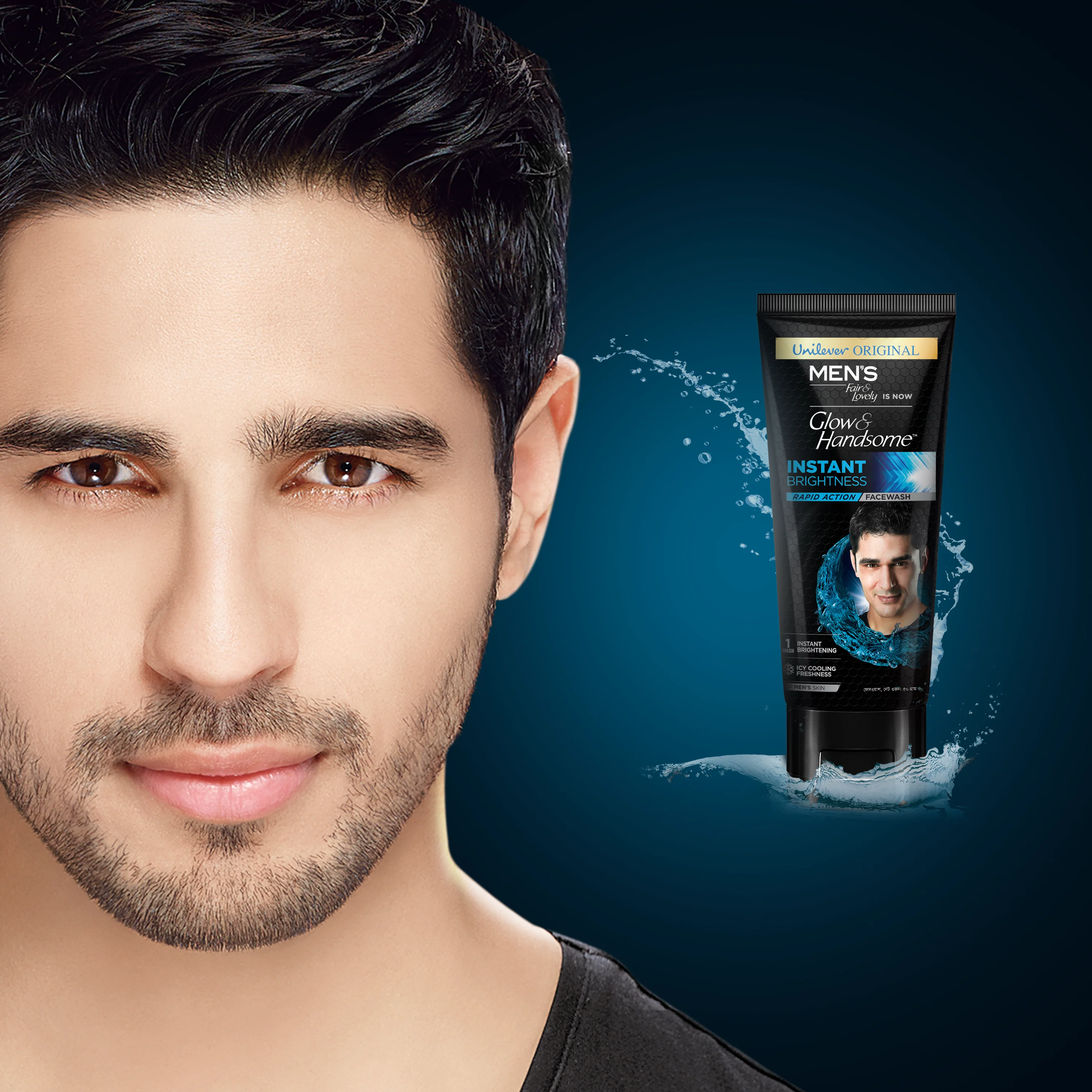 Glow & Handsome Facewash Rapid Action Instant Brightness 50g - Image 5