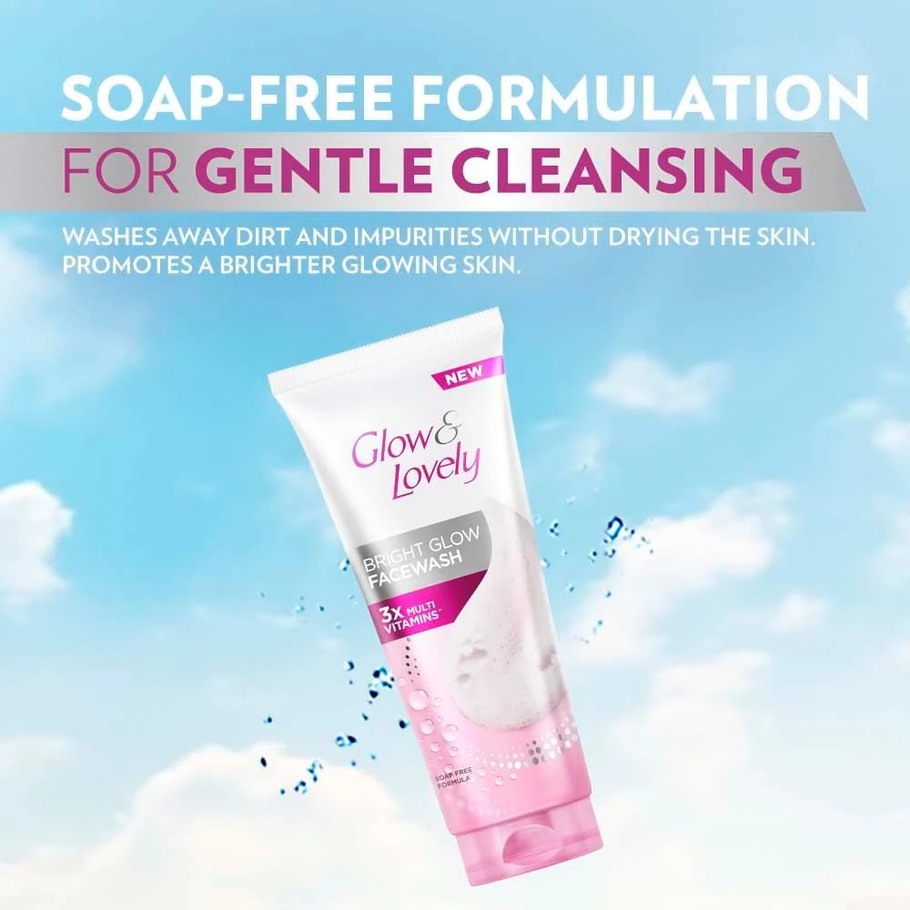 Glow & Lovely Bright Glow Facewash 50g - Image 3