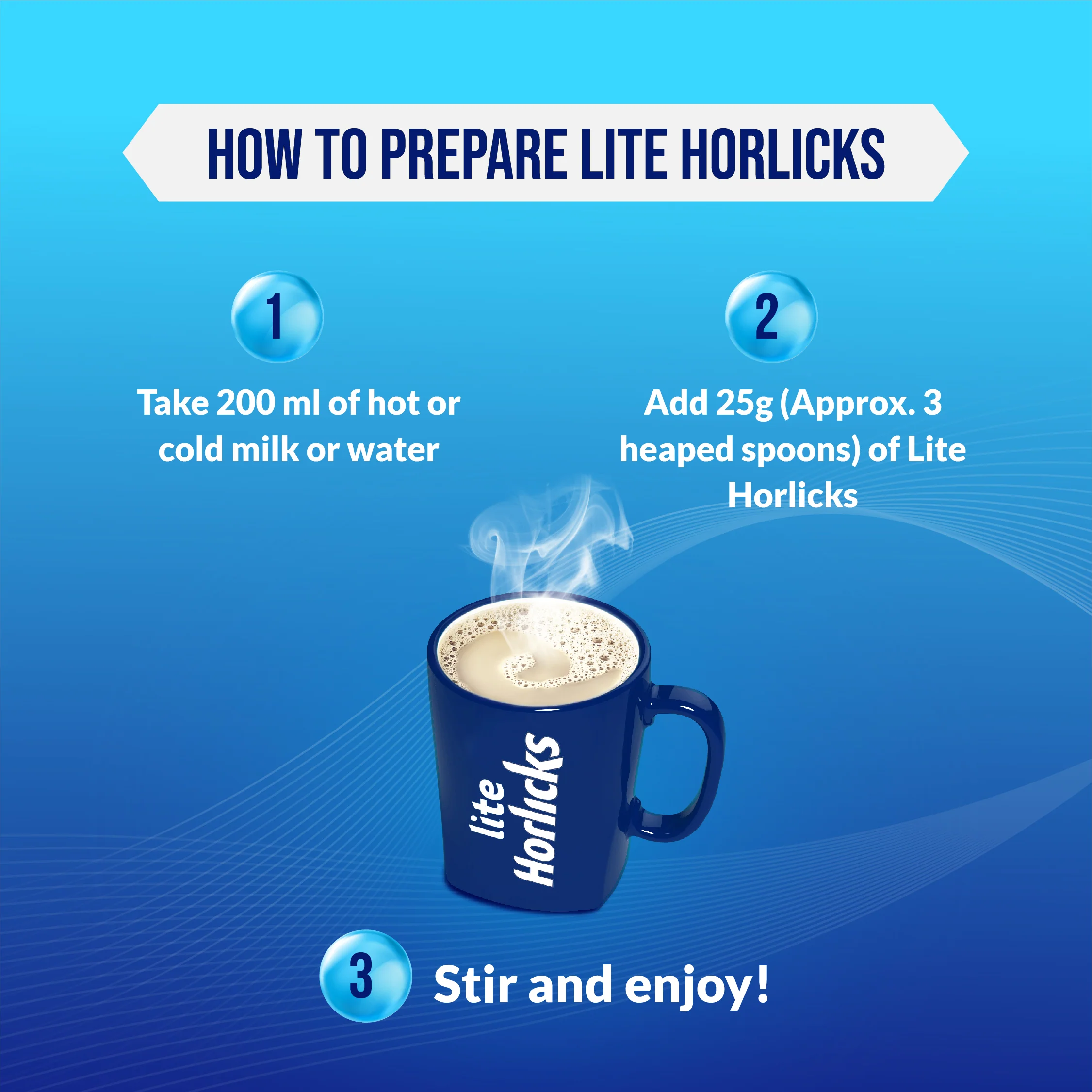 Horlicks Lite Health and Nutrition Drink Jar 400g (Powder Drink) - Image 3