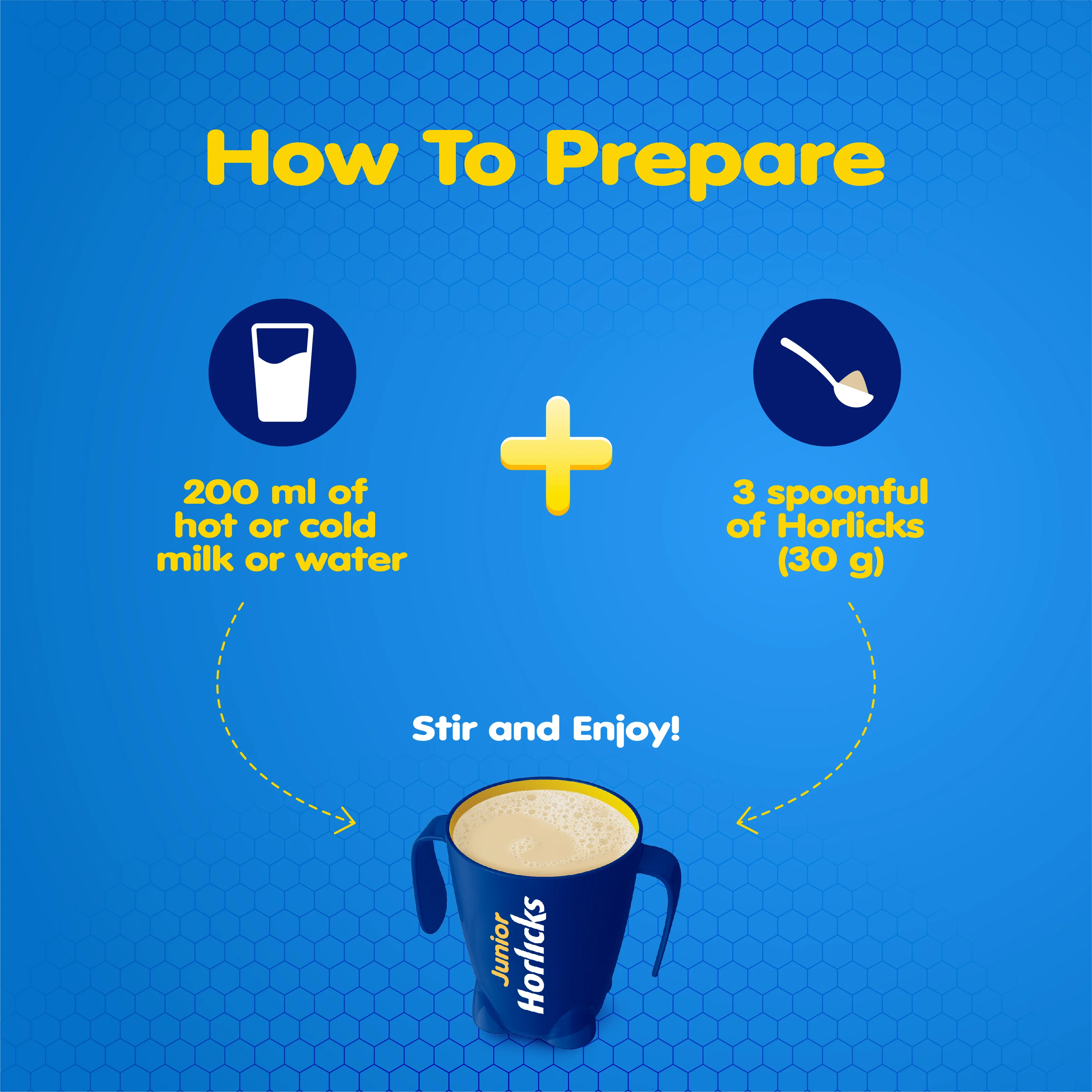 Junior Horlicks Health and Nutrition Drink Stage-1 Jar 500g (Powder Drink) - Image 3