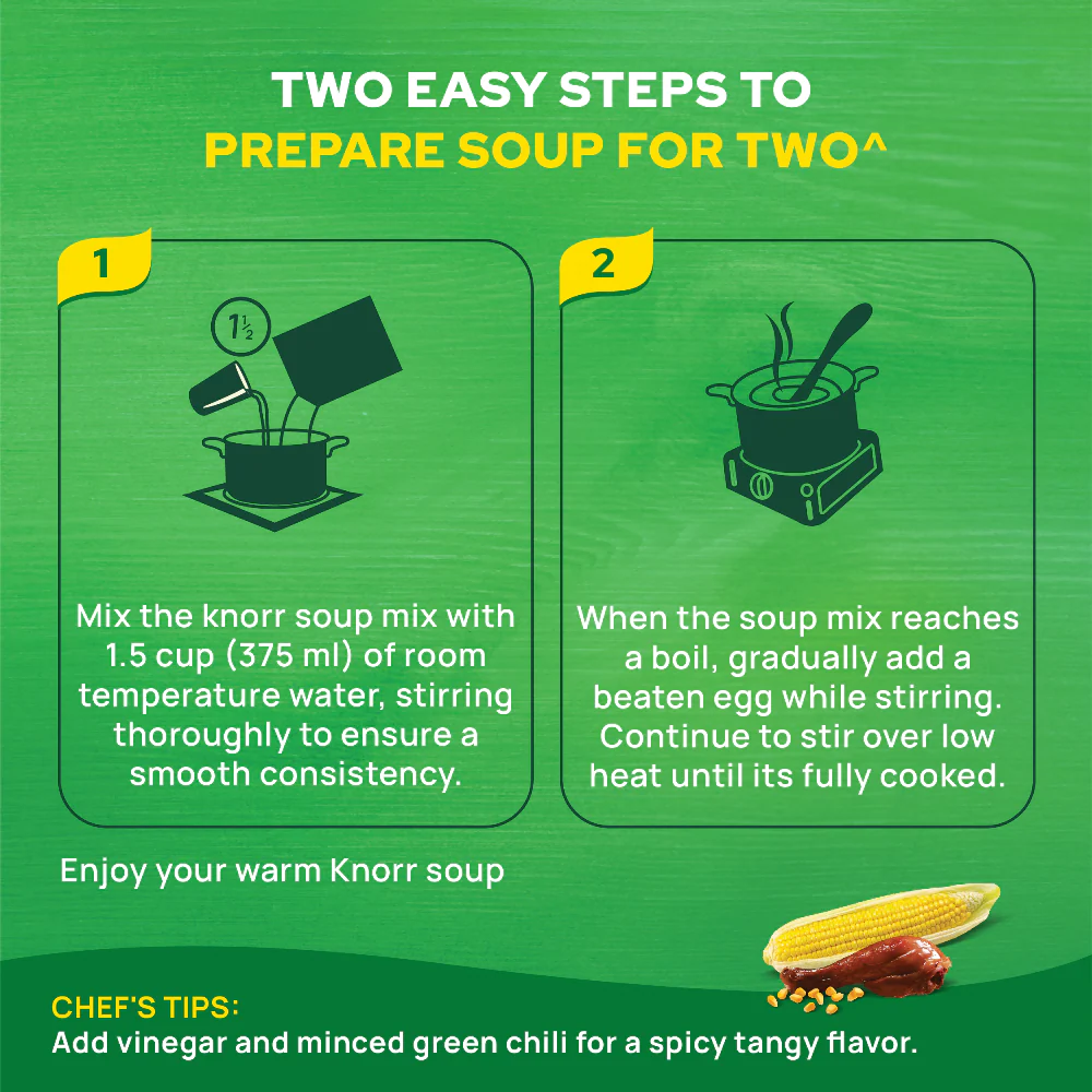 Knorr Soup Chicken Corn 24g - Image 4