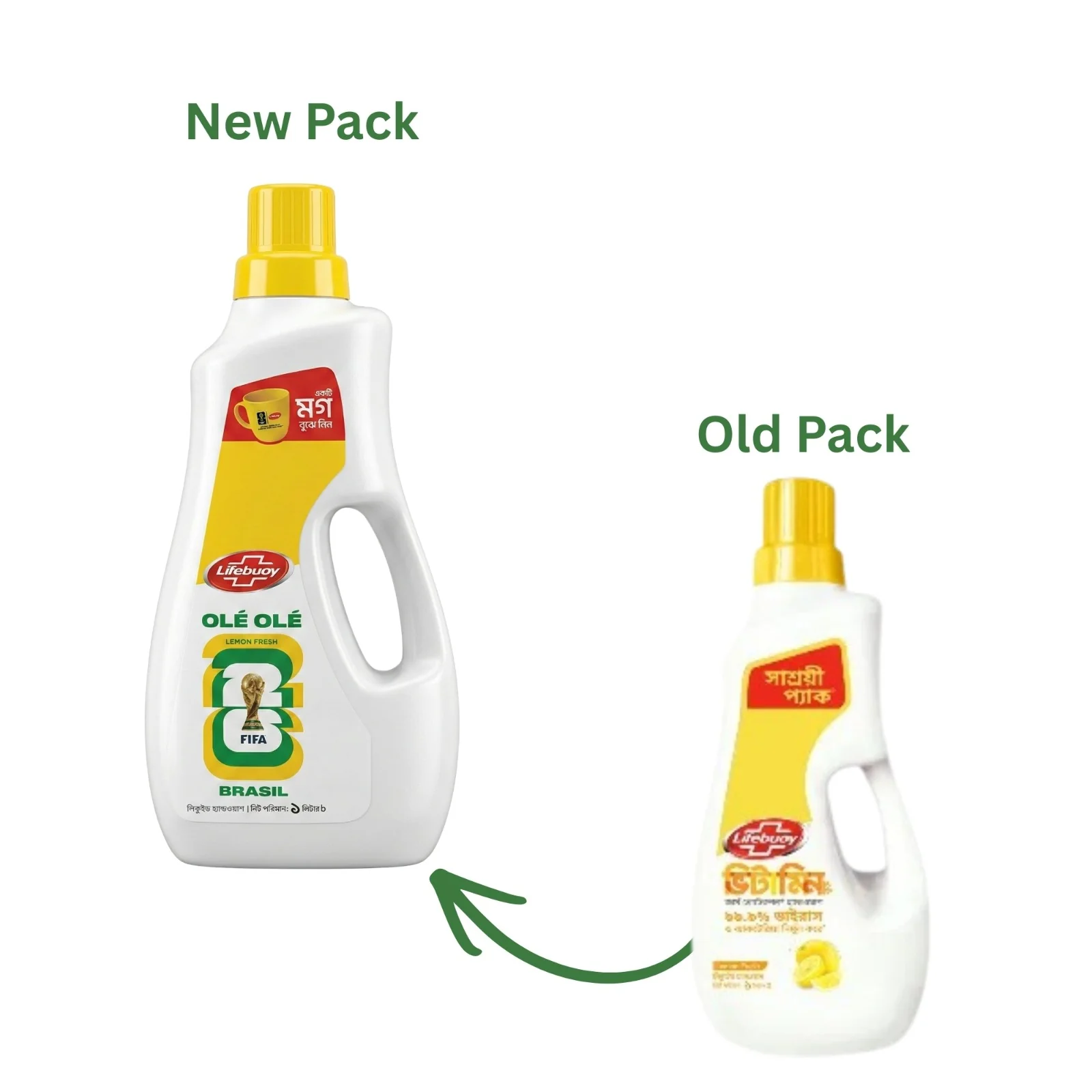 Lifebuoy Handwash (Soap) Lemon Fresh Bottle 1L (Mug Free) - Image 3