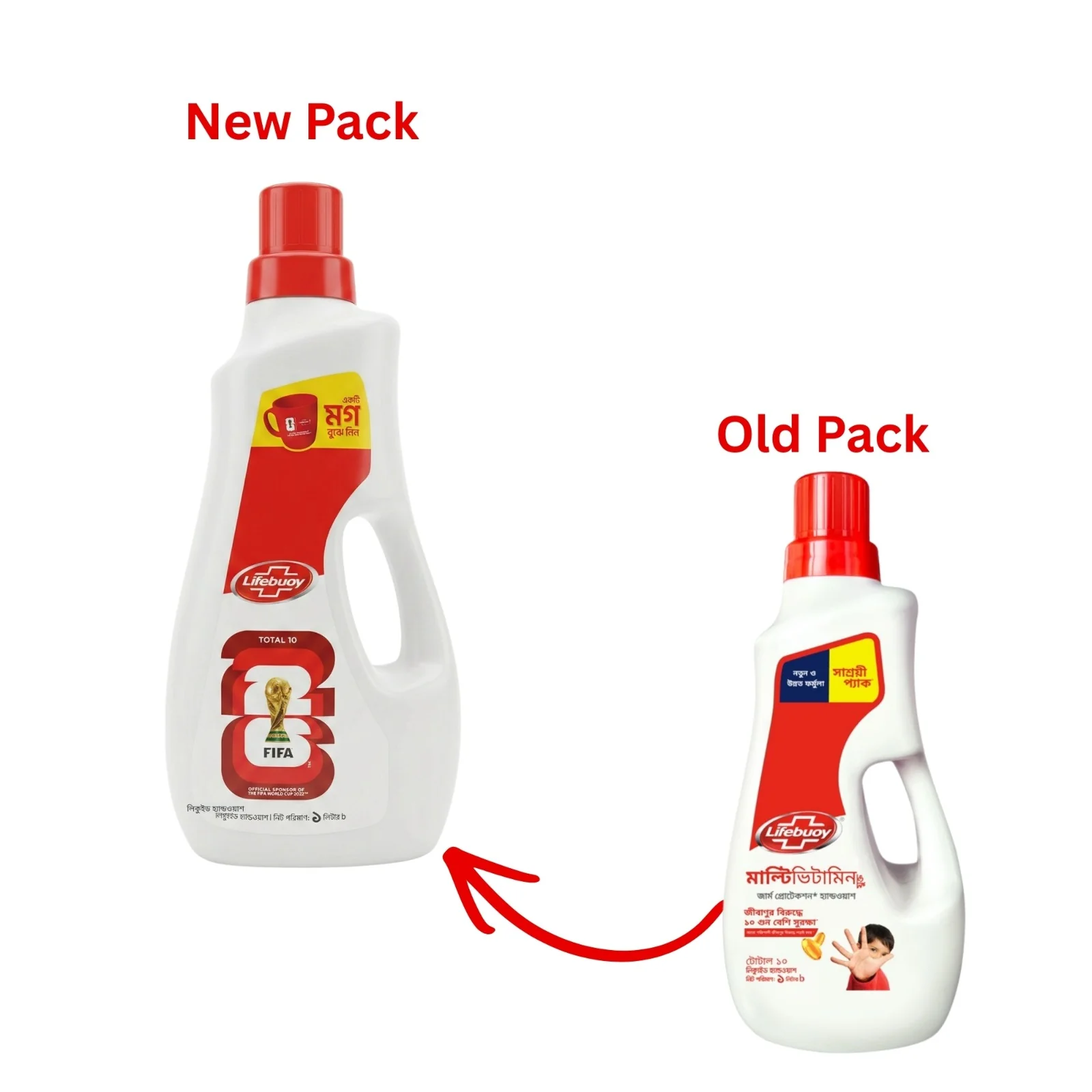 Lifebuoy Handwash (Soap) Total Bottle 1L (Mug Free) - Image 3