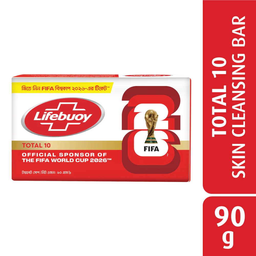 Lifebuoy Skin Cleansing Soap Bar Total 90g (FIFA)
