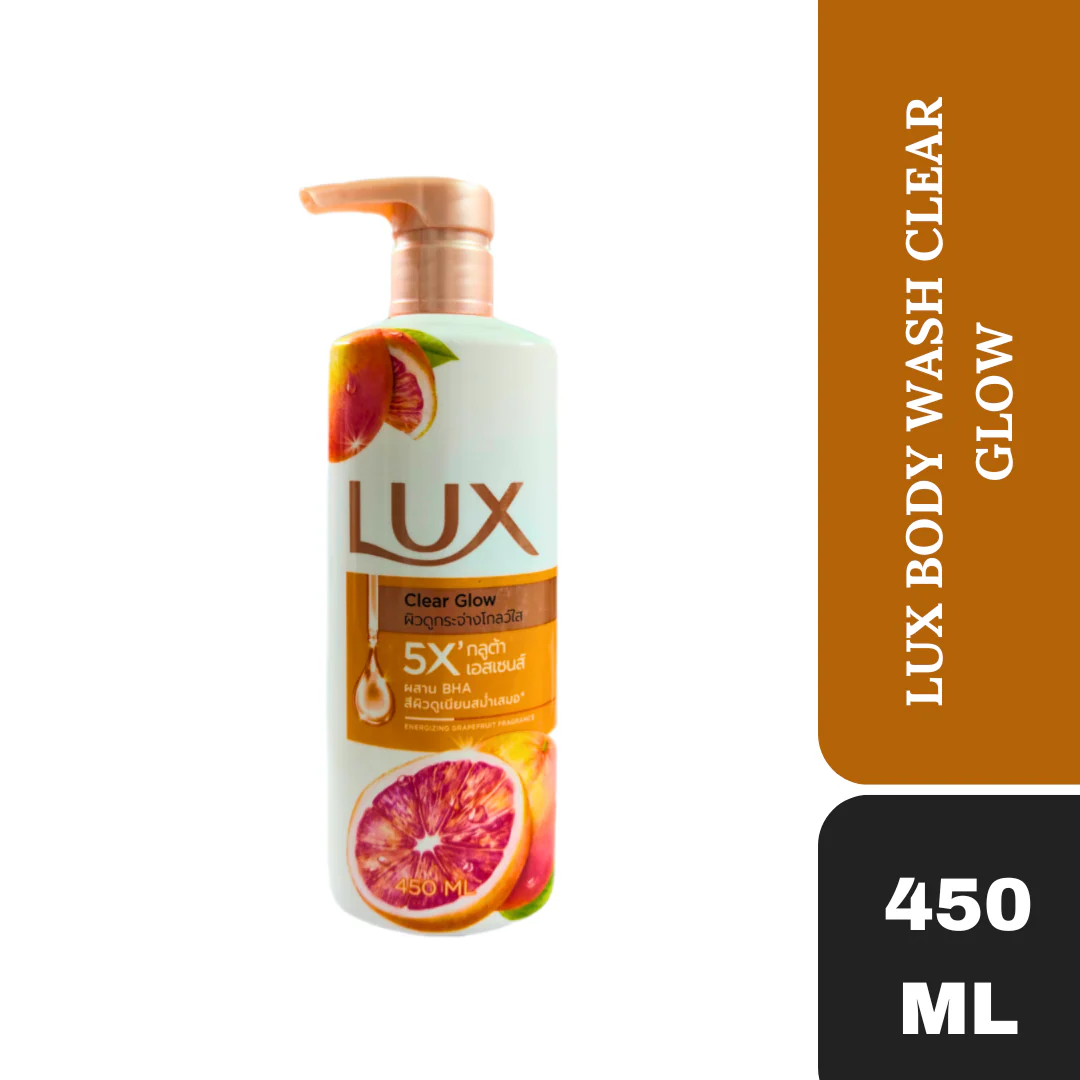 Lux Body Wash Clear Glow 450ml - Image 4