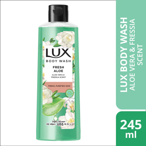 Lux Body Wash Freesia Scent & Aloe Vera 245ml - Image 10