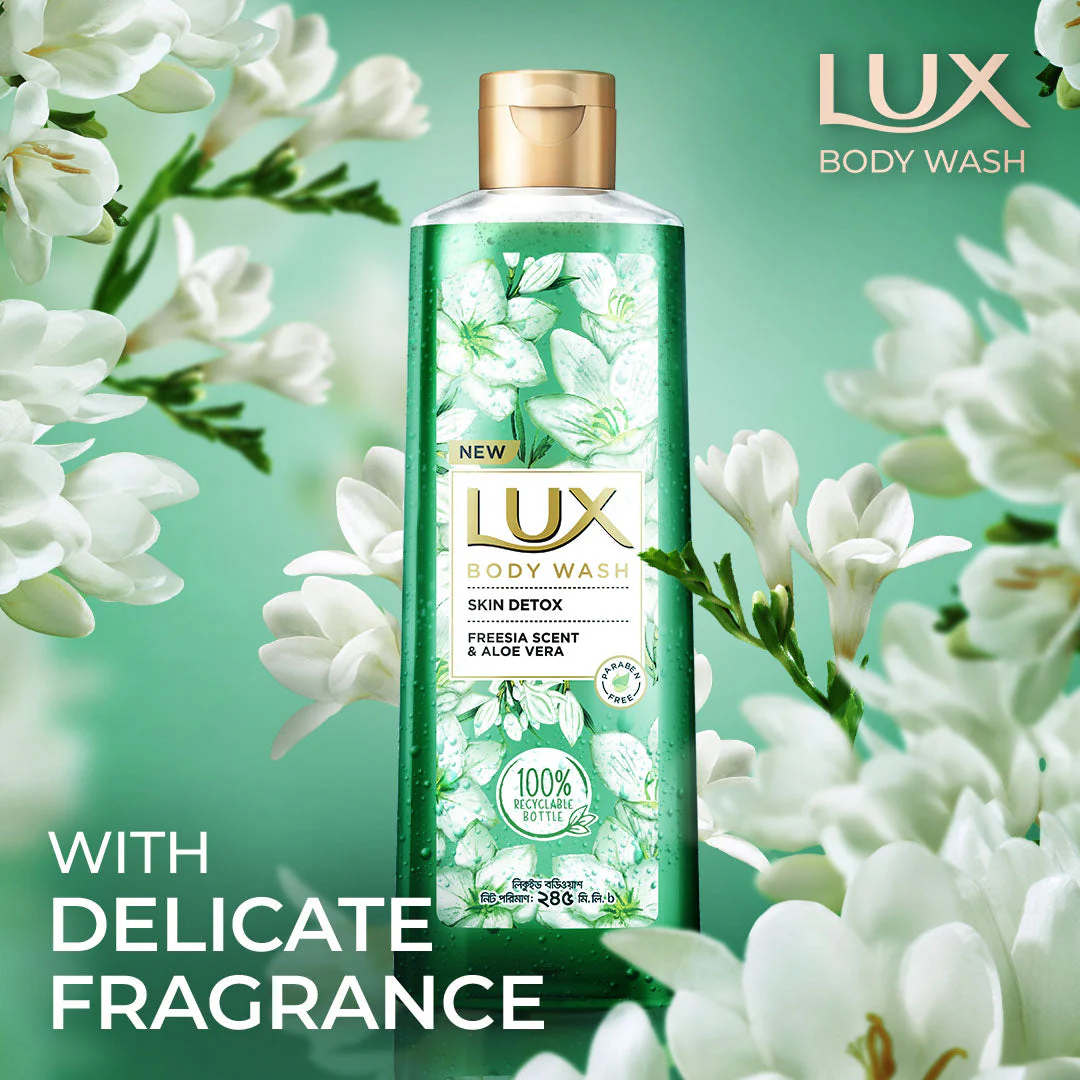 Lux Body Wash Freesia Scent & Aloe Vera 245ml - Image 6