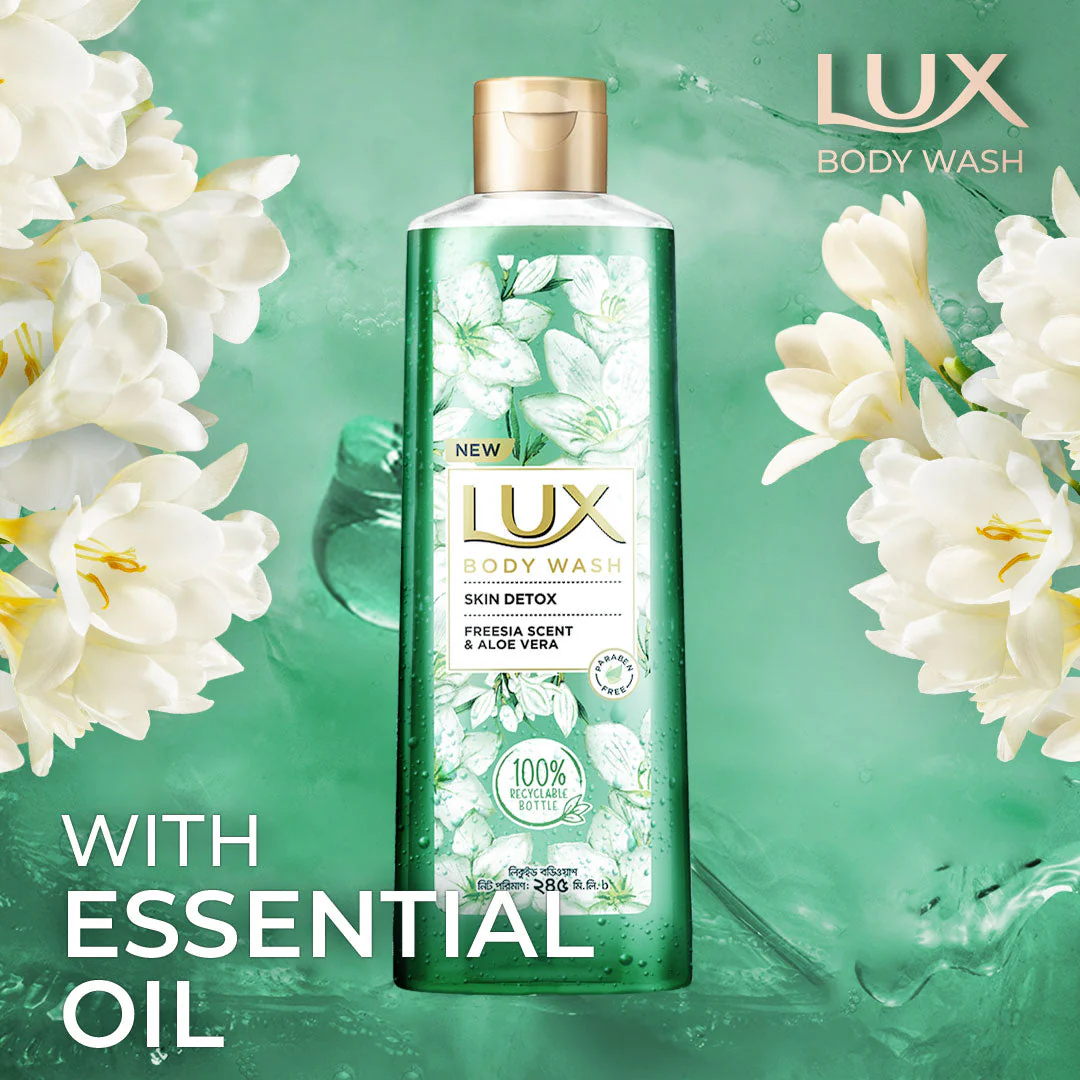 Lux Body Wash Freesia Scent & Aloe Vera 245ml - Image 8