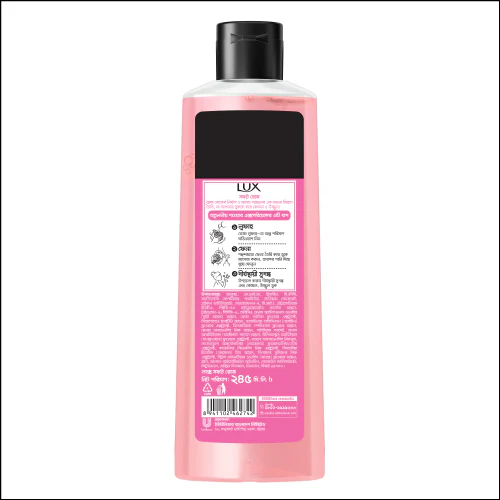 Lux Body Wash French Rose & Almond 245ml With 49g Dove Bar Free - Image 3