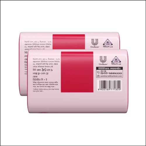 Lux Soap Bar Flaw Less Glow 90g Combo Pack 2pcs - Image 3
