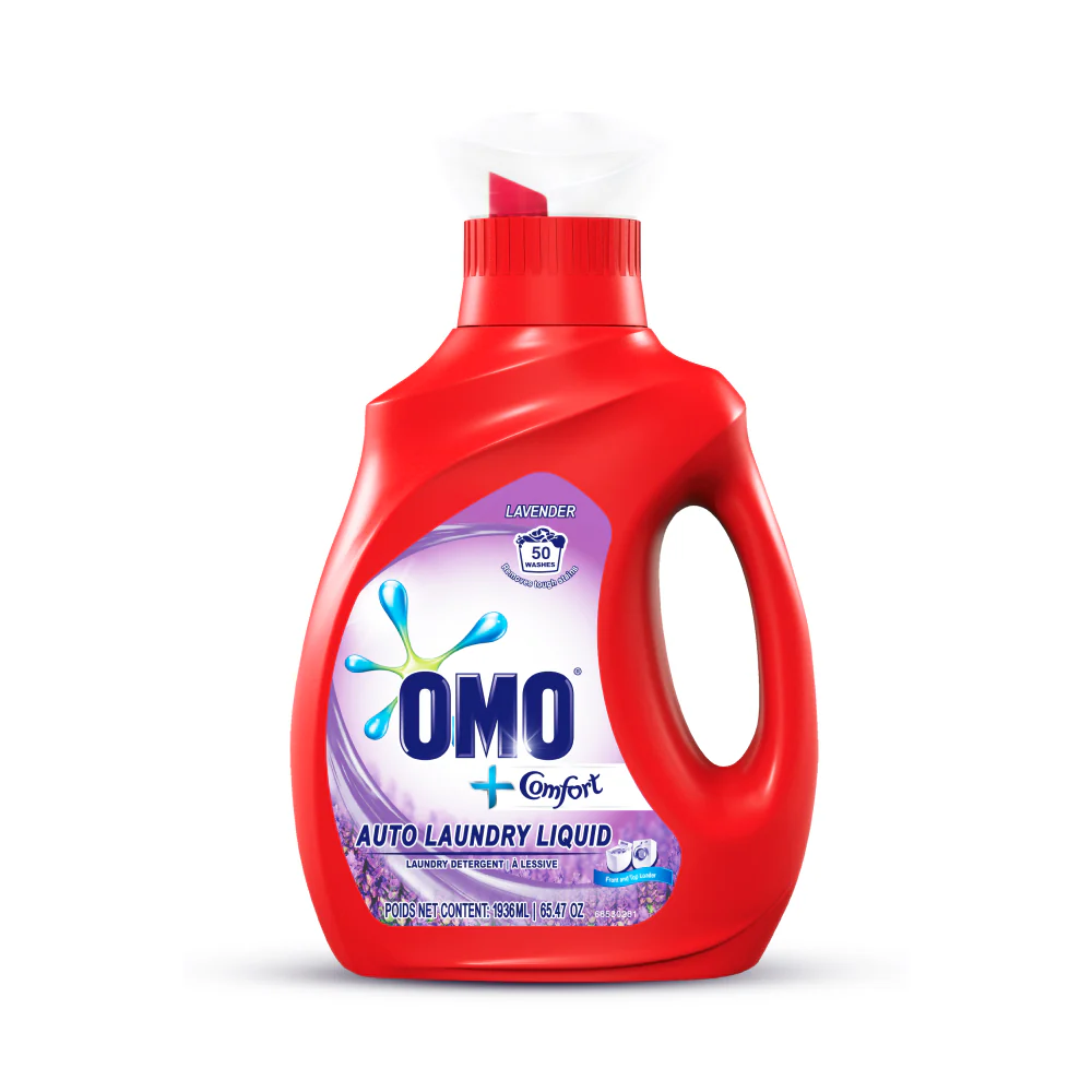 Omo Auto Lavender Liquid 1936ml - Image 2