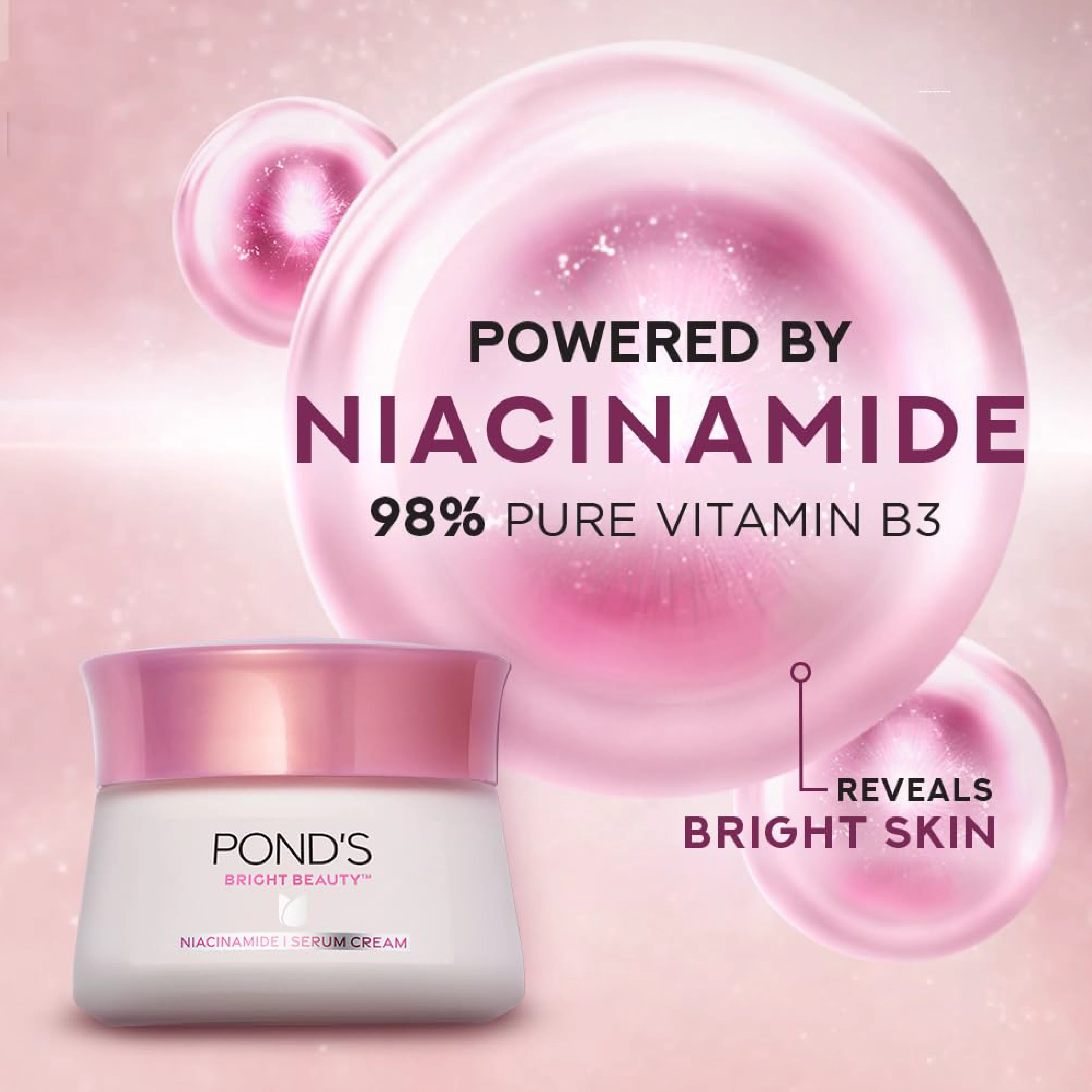 Pond's Bright Beauty Serum Cream 35g - Image 3