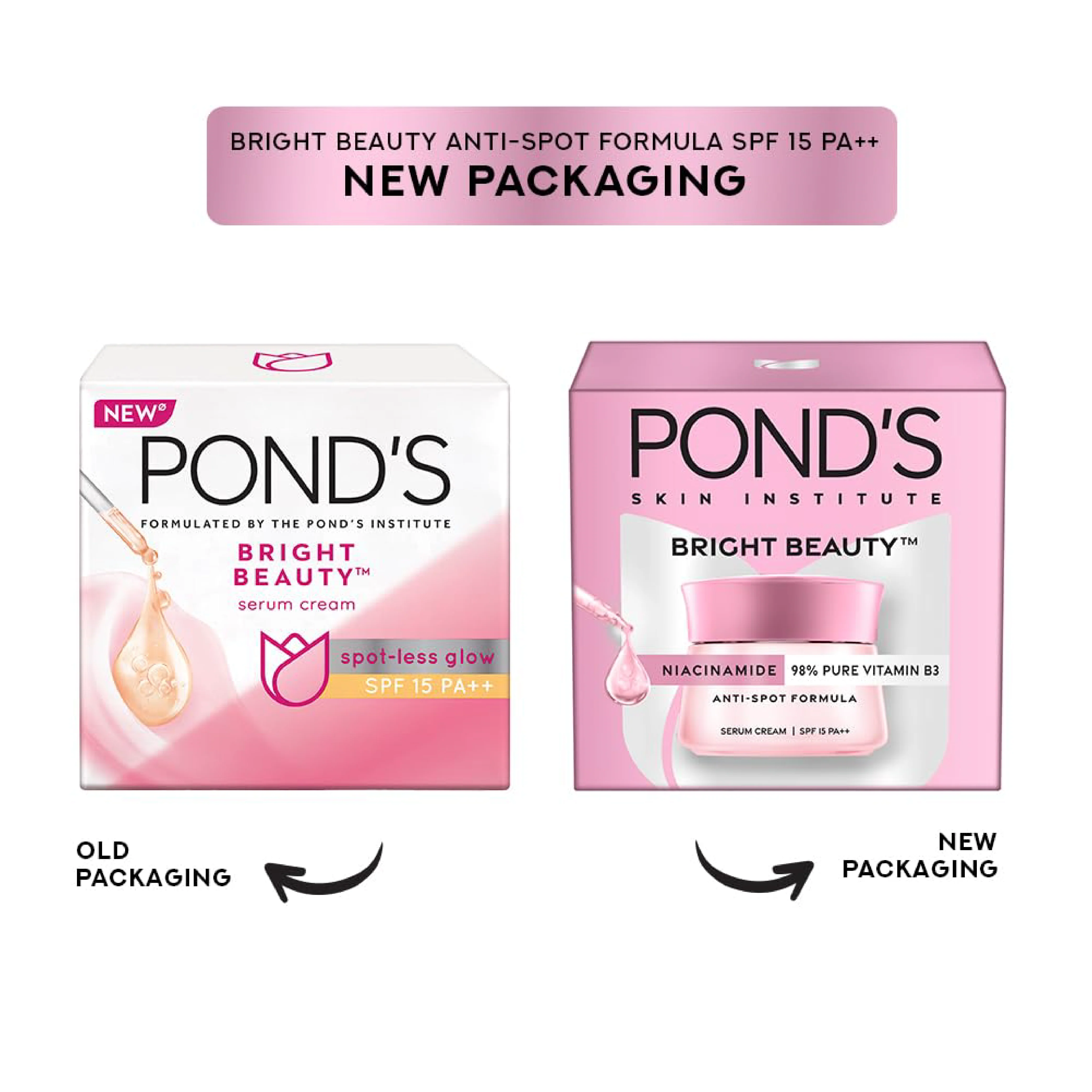 Pond's Bright Beauty Serum Cream 35g - Image 4