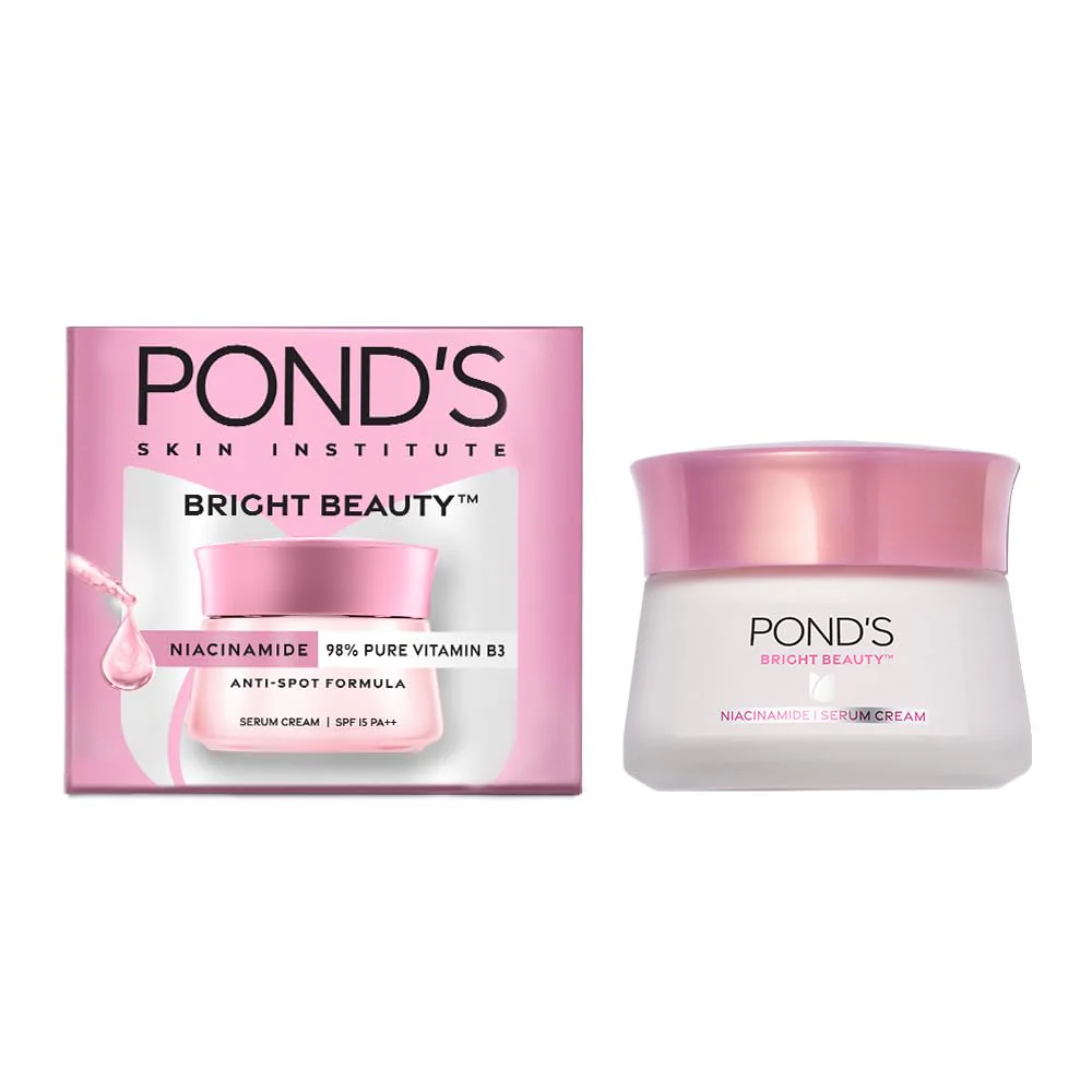 Pond's Bright Beauty Serum Cream 50g (Imported) - Image 2