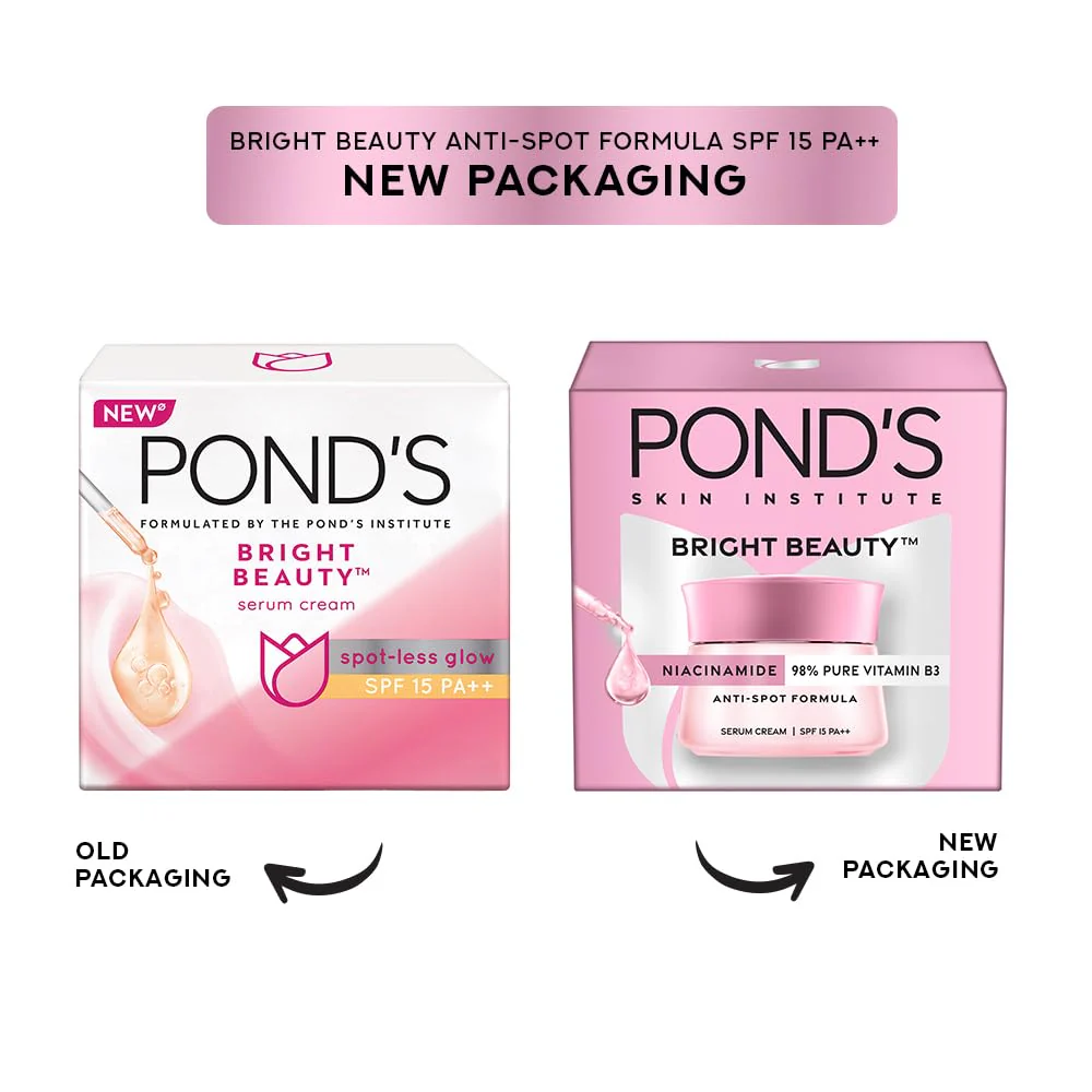 Pond's Bright Beauty Serum Cream 50g (Imported) - Image 5