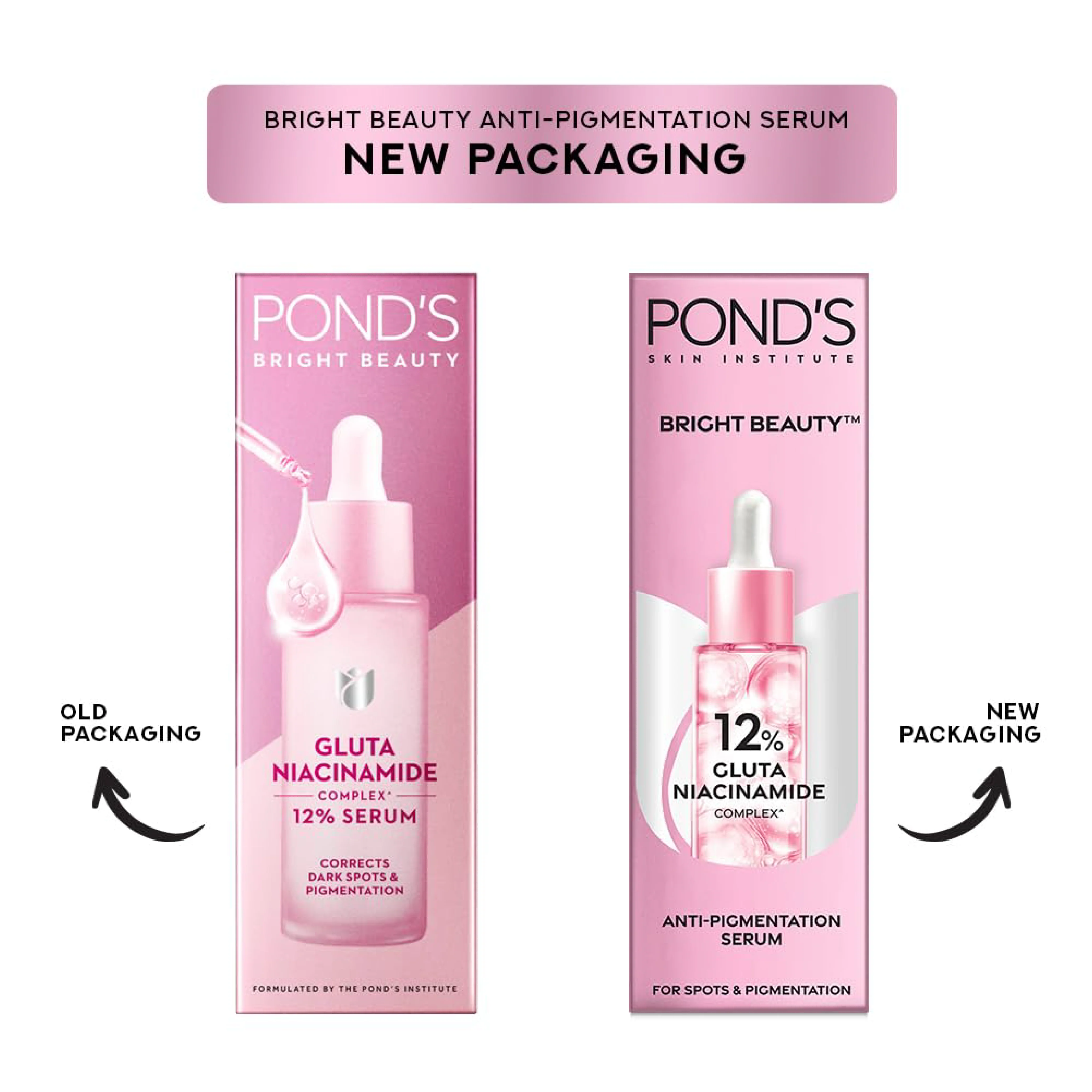 Pond's Bright Beauty Serum with 12% Gluta-Niacinamide 28ml - Image 4