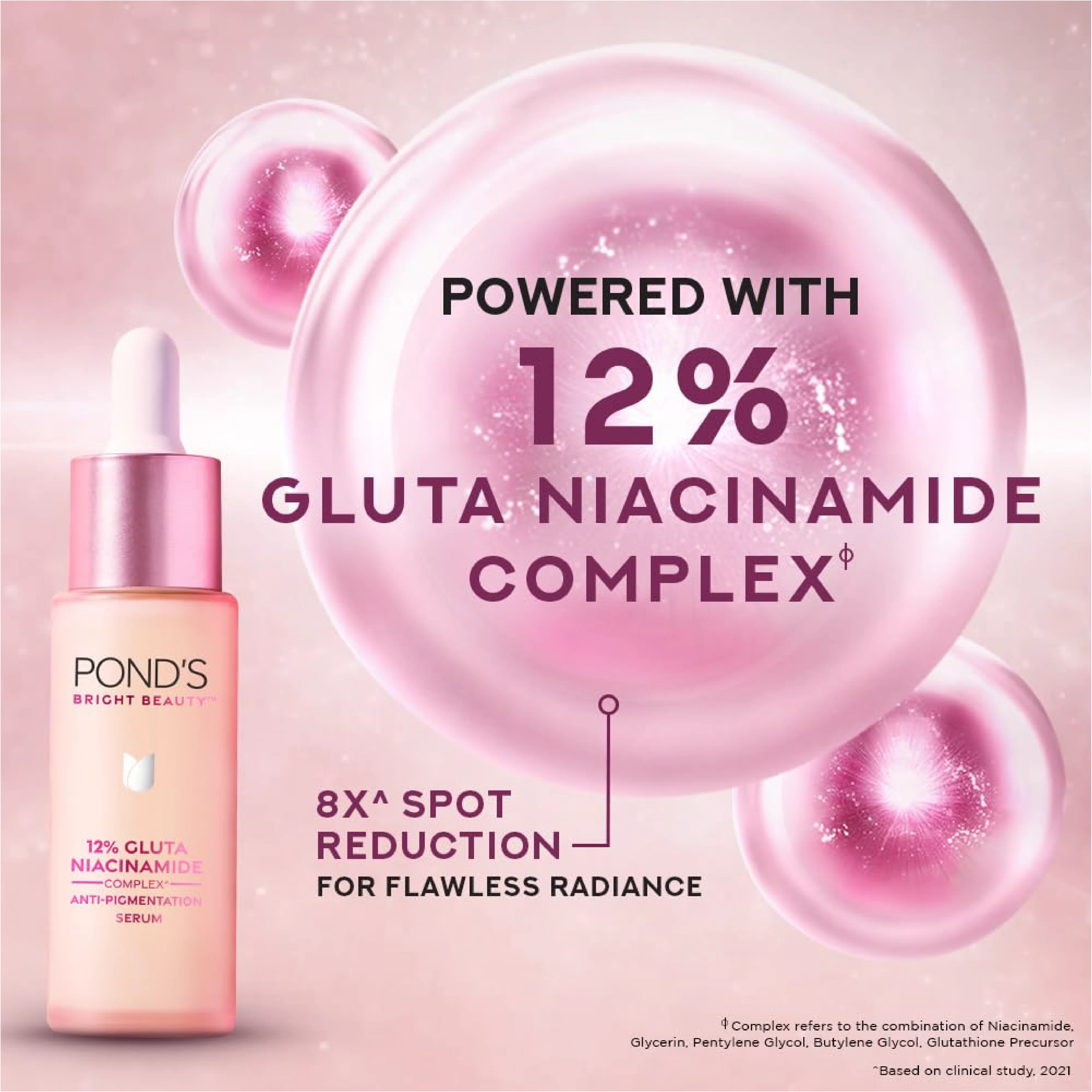 Pond's Bright Beauty Serum with 12% Gluta-Niacinamide 28ml - Image 5