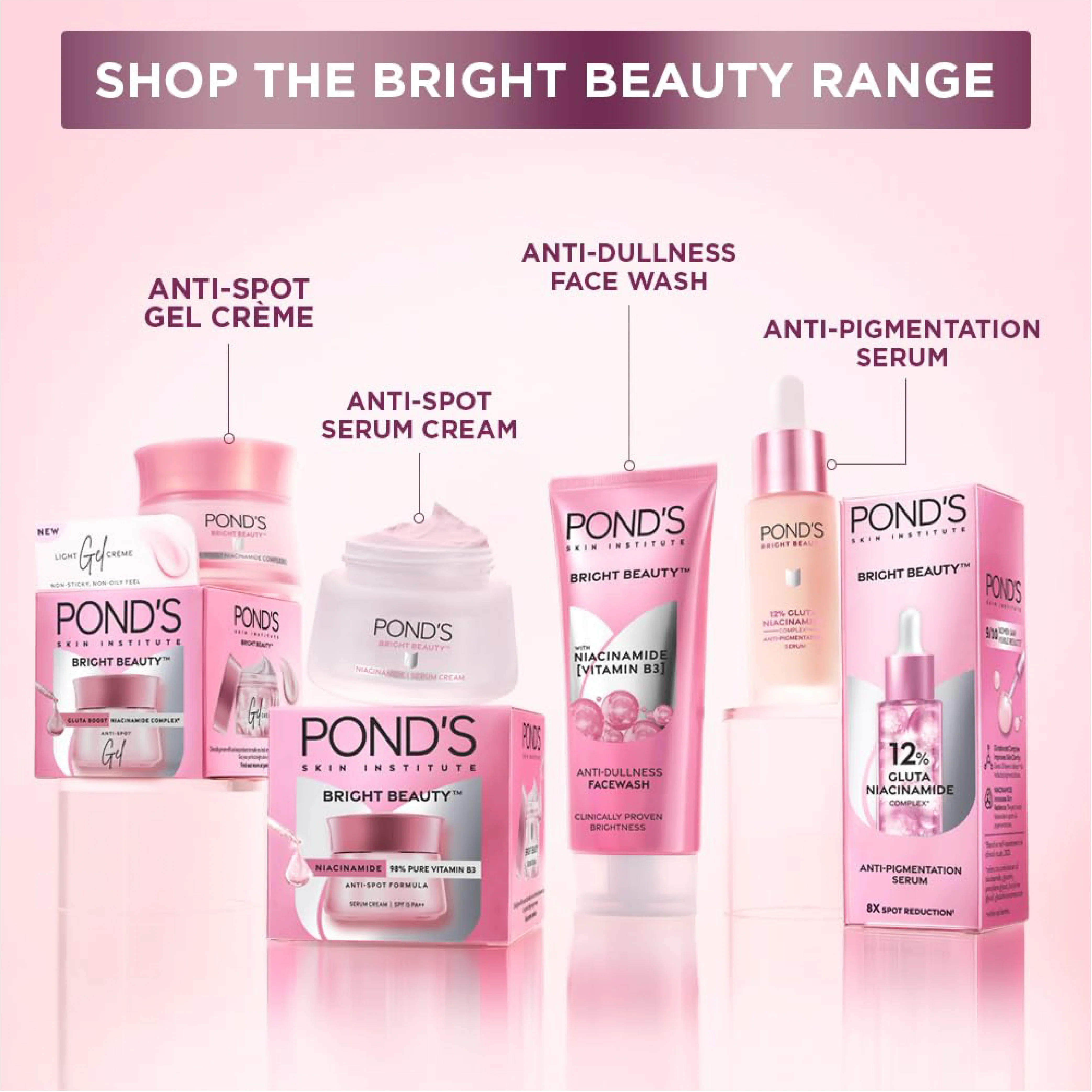 Pond's Bright Beauty Serum with 12% Gluta-Niacinamide 28ml - Image 7
