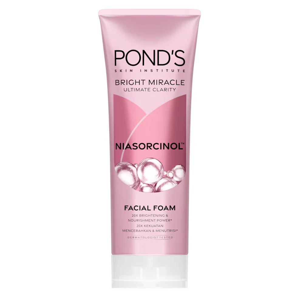 Pond's Bright Miracle Ultimate Clarity Niasorcinol Facial Foam 100g - Image 2