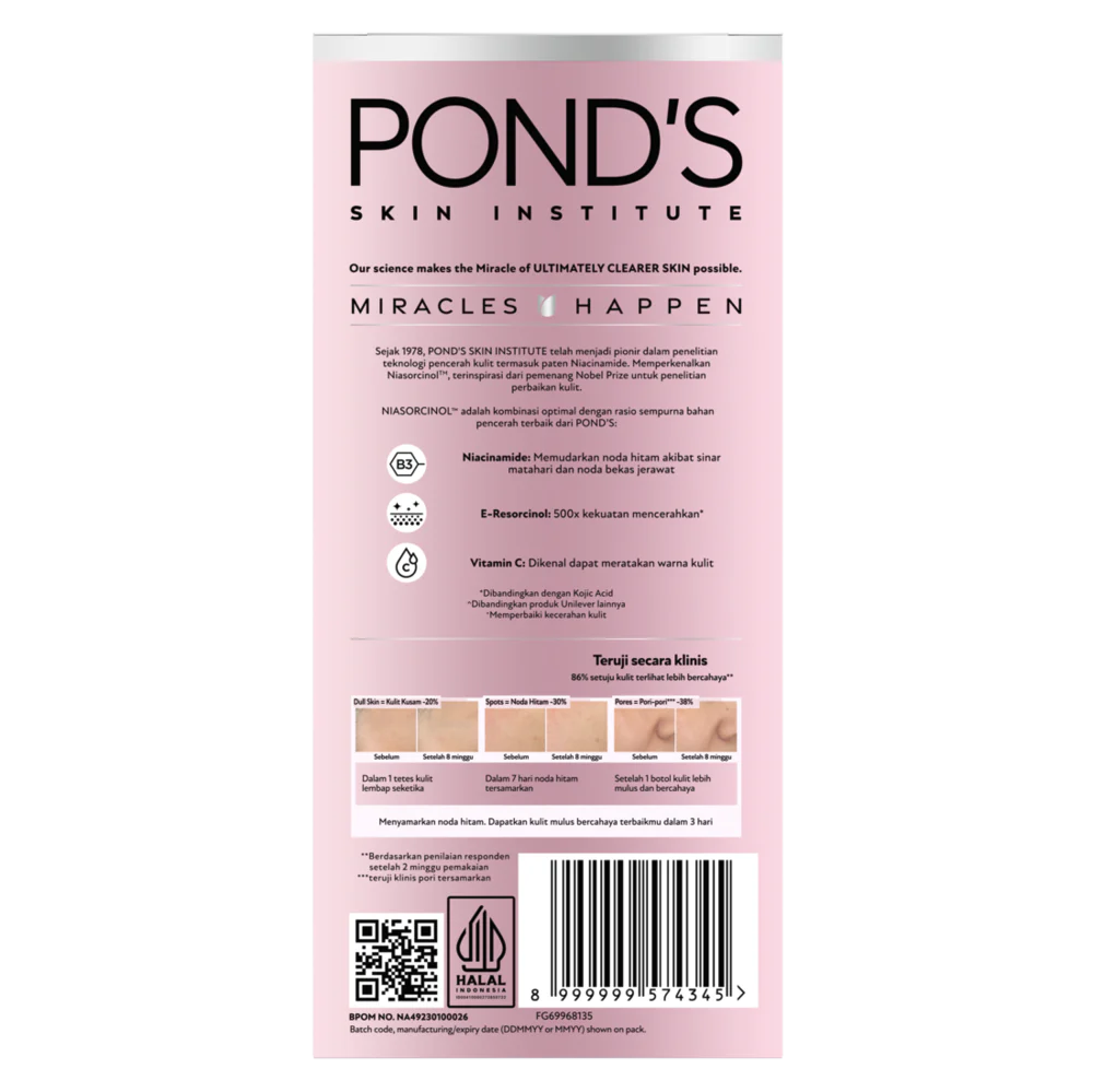 Pond's Bright Miracle Ultimate Clarity Serum Niasorcinol 30g - Image 3