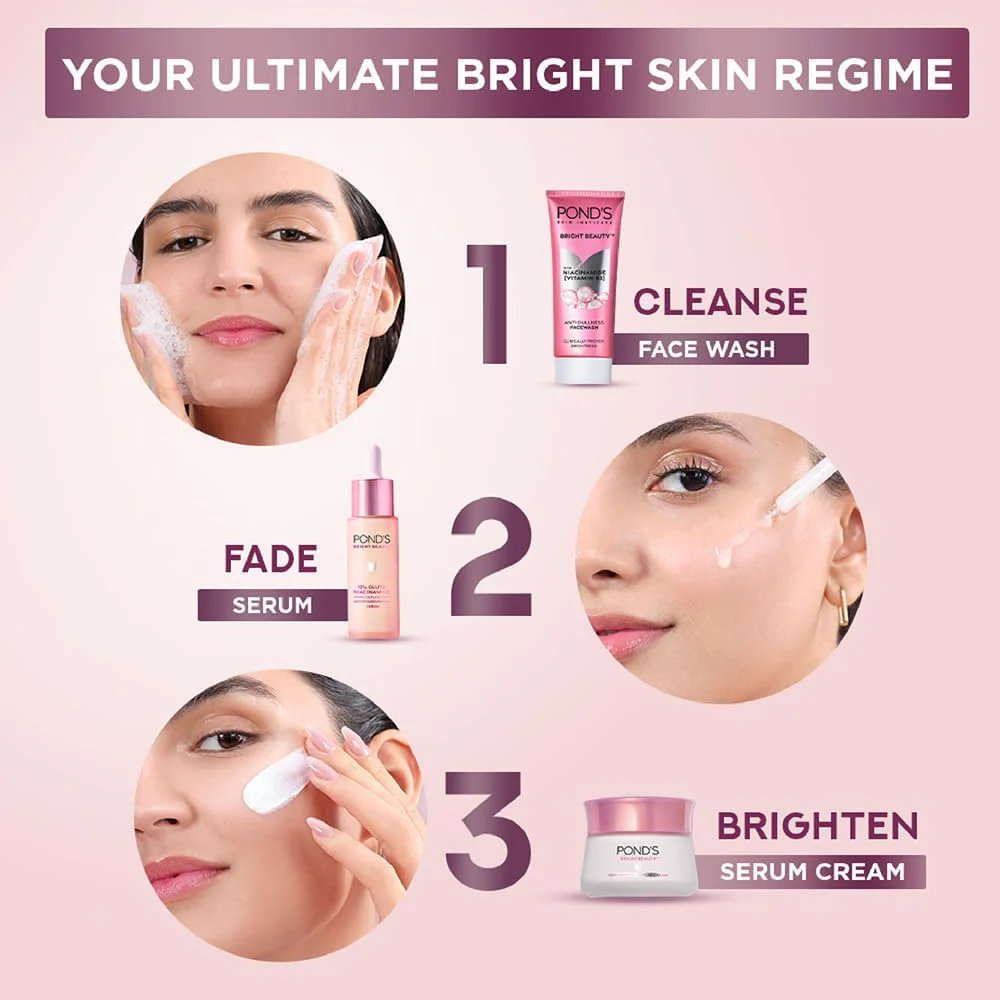 Pond's Face Wash Bright Beauty 100g - Image 6