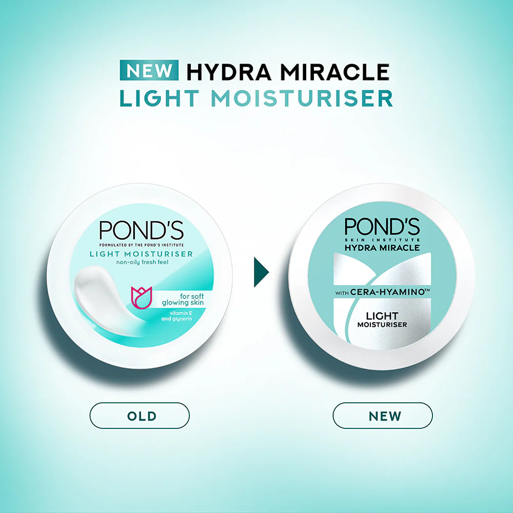 Ponds Hydra Miracle Light Moisturiser 100ml - Image 9
