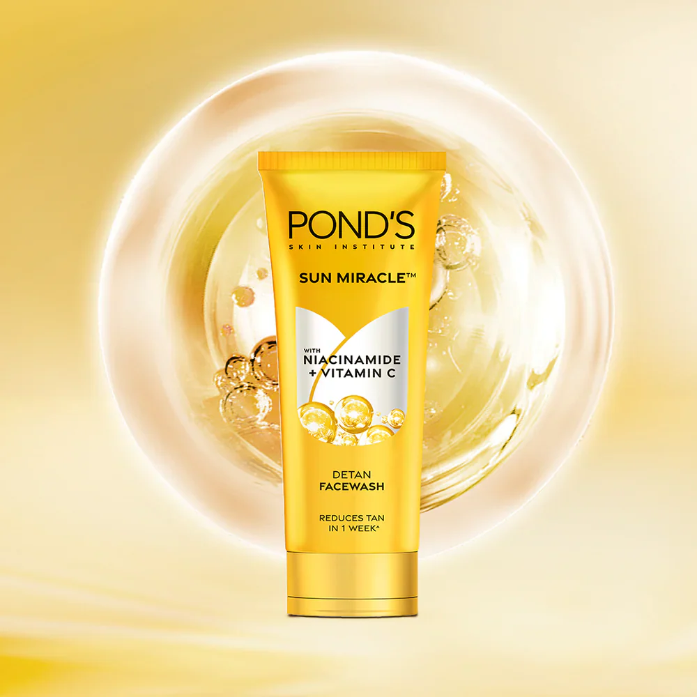 Pond's Sun Miracle Detan Face Wash 100g - Image 4