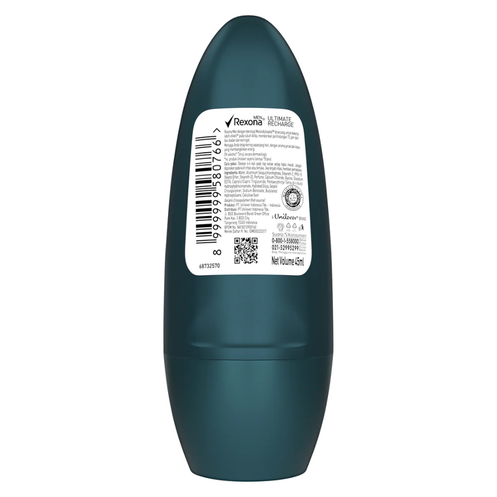 Rexona Men Ultimate Recharge Roll On 45ml - Image 3