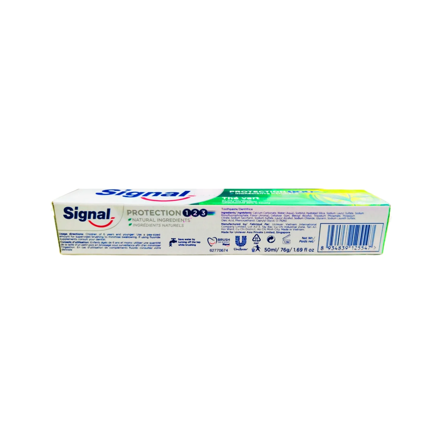 Signal Protection Ingredients Naturels Toothpaste 50gm - Image 3