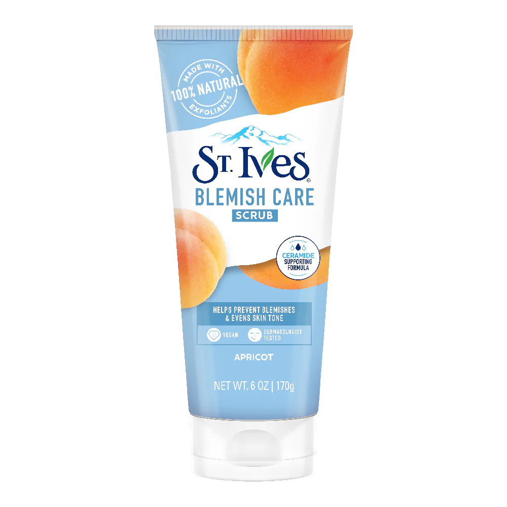 St. Ives Facial Cleanser Blemish Care Face Scrub Apricot 170gm - Image 2