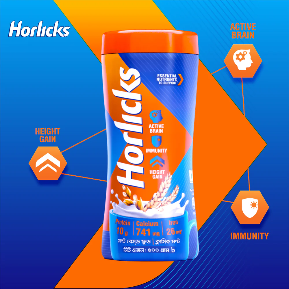 Standard Horlicks Health and Nutrition Drink Jar 1kg - Image 9