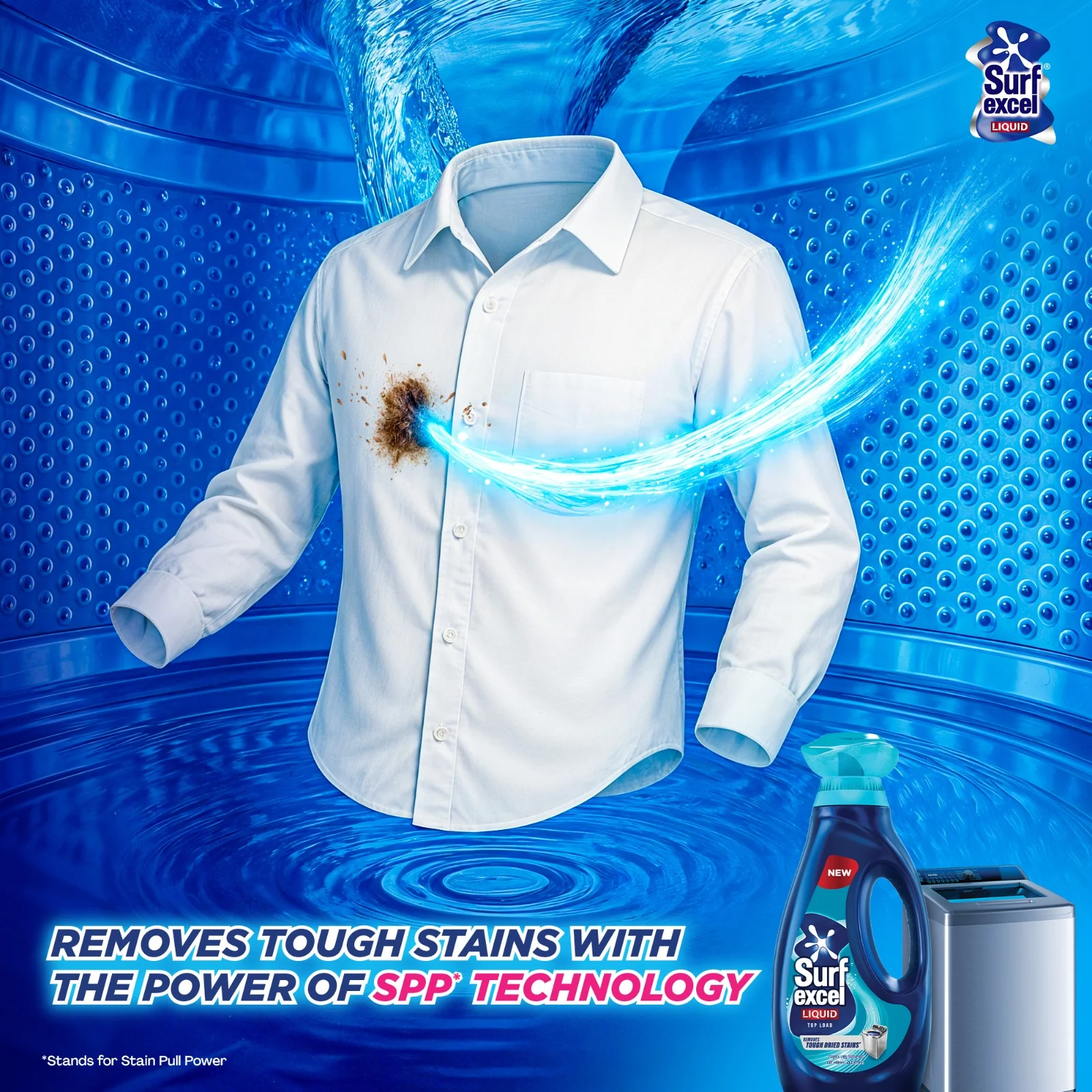 Surf Excel Liquid Detergent Top Load 1L - Image 7