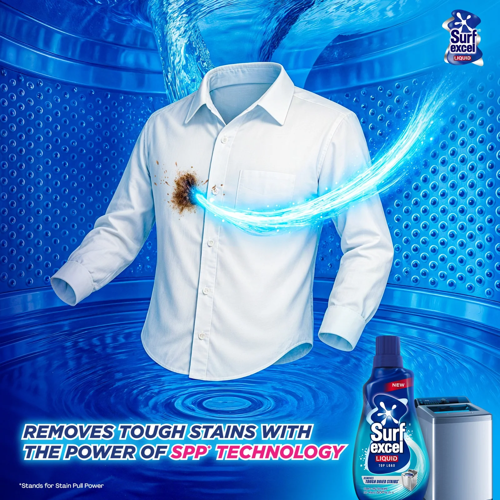 Surf Excel Liquid Detergent Top Load 500ml - Image 7