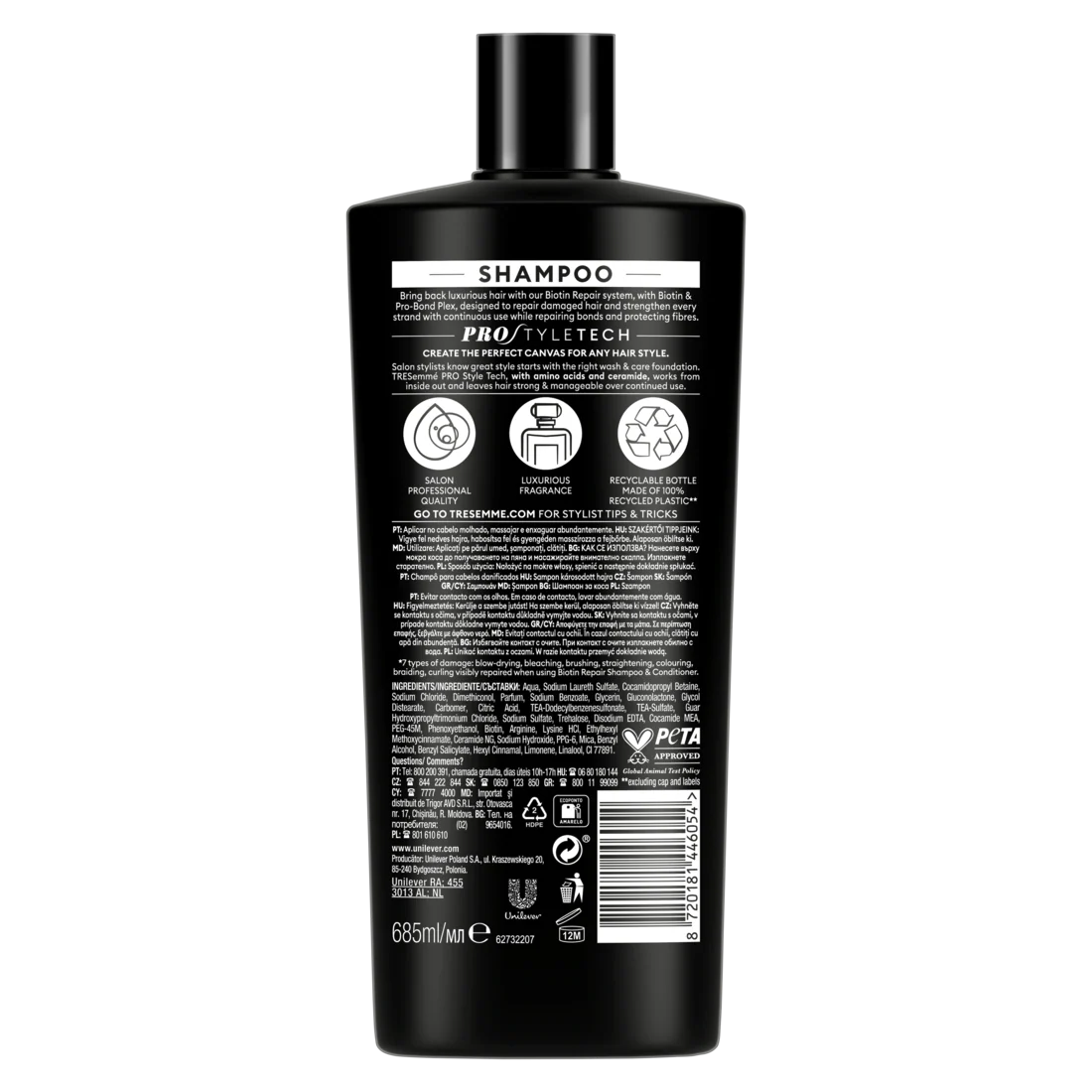 Tresemme Shampoo Biotin Repair 685ml (Imported) - Image 3