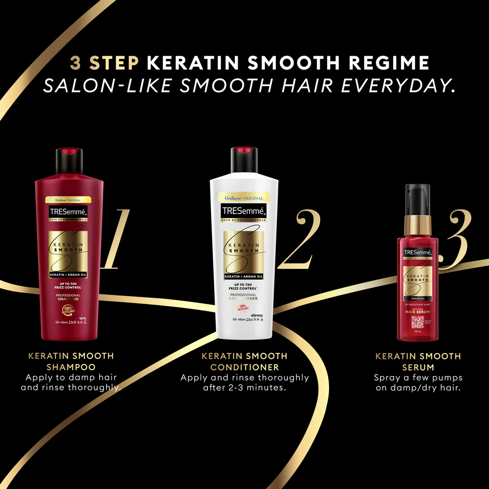 Tresemme Shampoo Keratin Smooth 185ml - Image 7