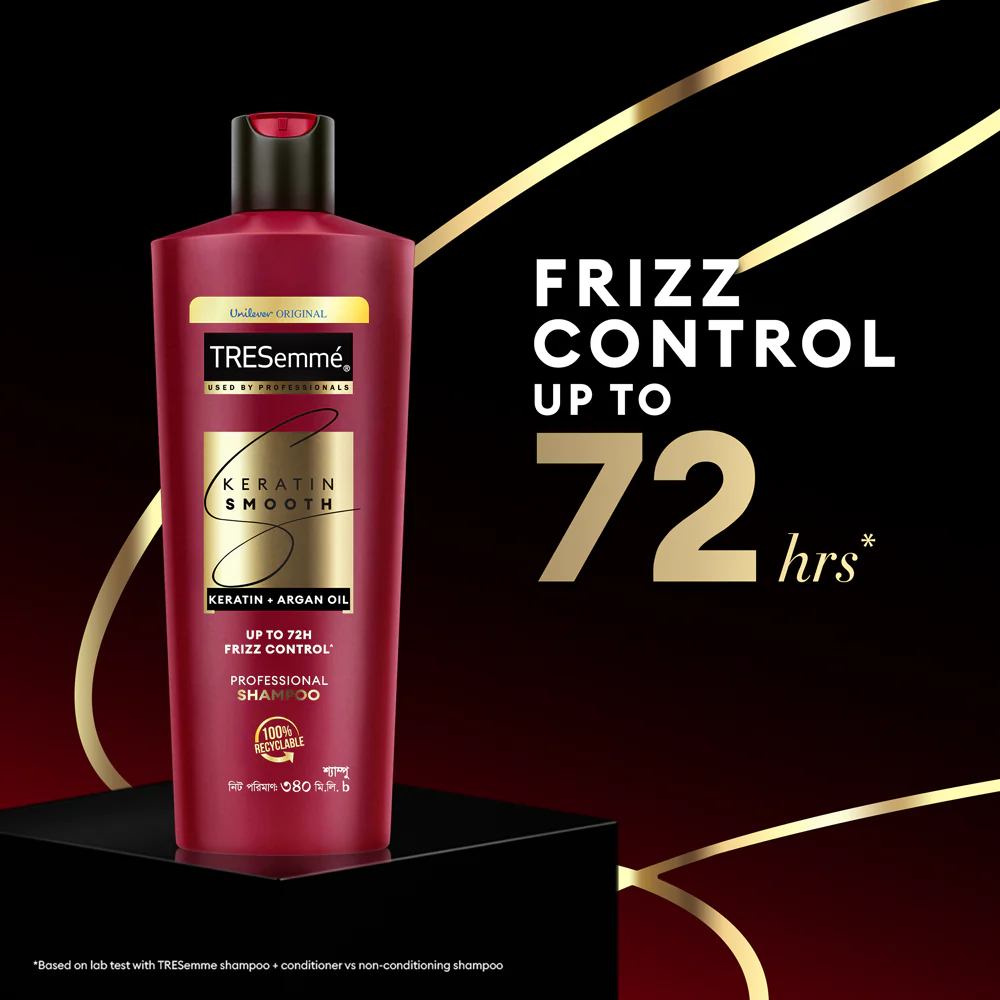 Tresemme Shampoo Keratin Smooth 340ml - Image 4