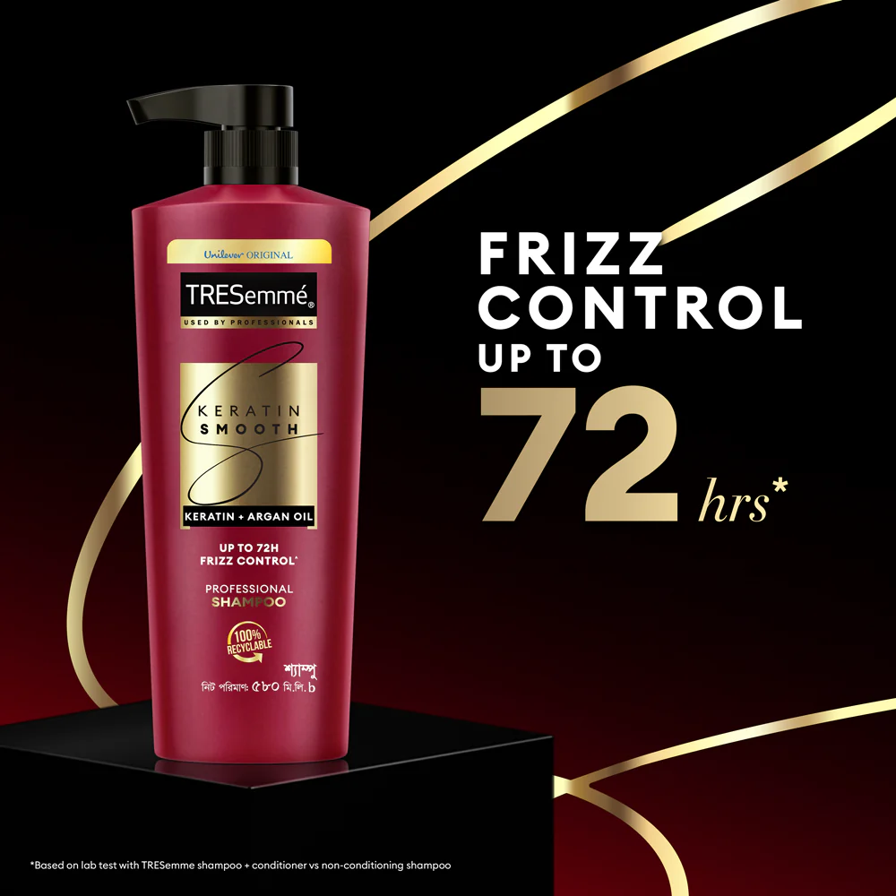 Tresemme Shampoo Keratin Smooth 580ml - Image 4