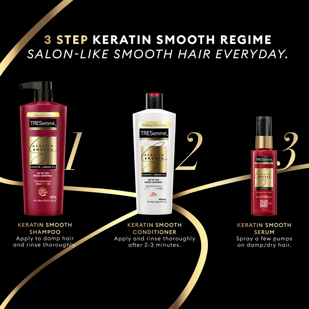 Tresemme Shampoo Keratin Smooth 580ml - Image 7