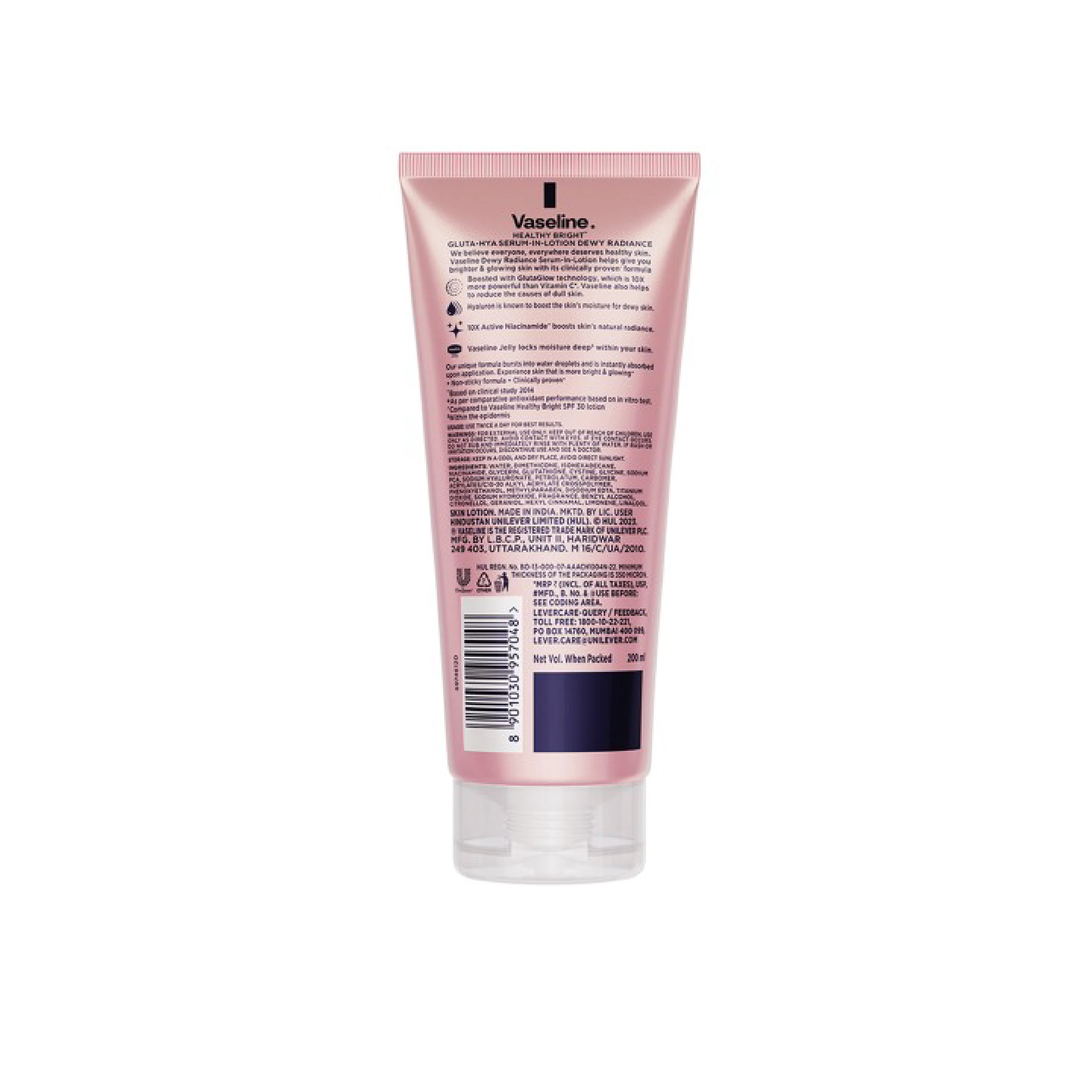 Vaseline Gluta-Hya Dewy Radiance Serum in Lotion 200ml - Image 3