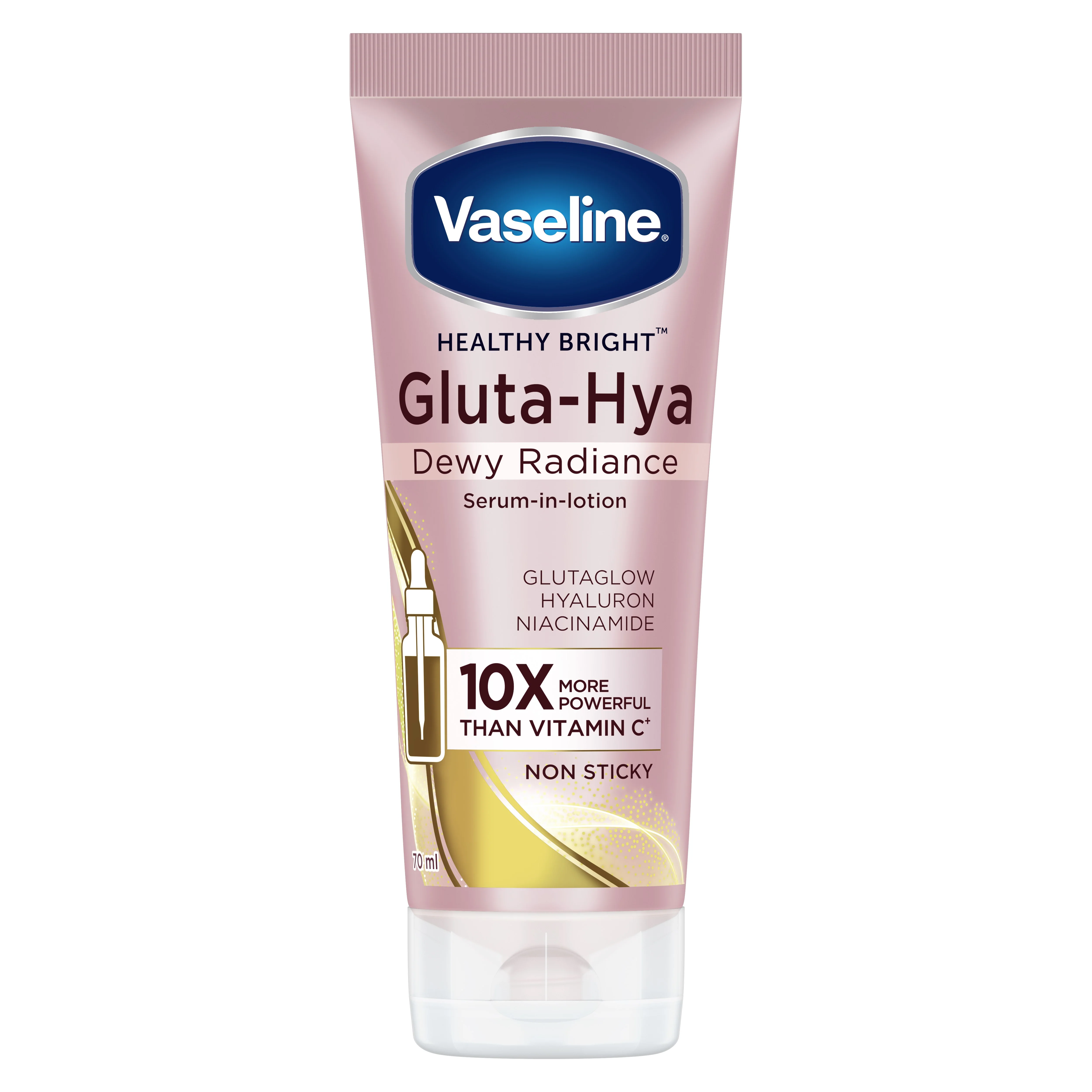 Vaseline Gluta-Hya Dewy Radiance Serum in Lotion 70ml - Image 2