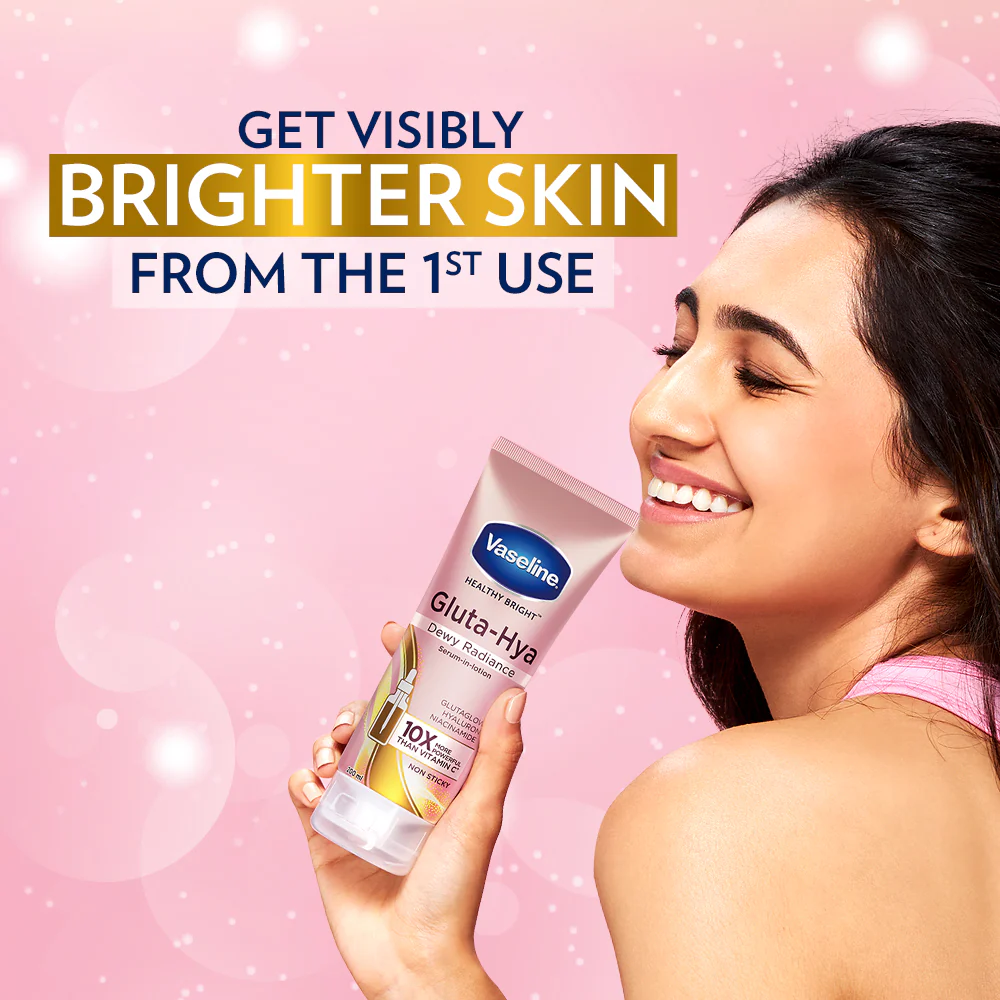 Vaseline Gluta-Hya Dewy Radiance Serum in Lotion 200ml - Image 4